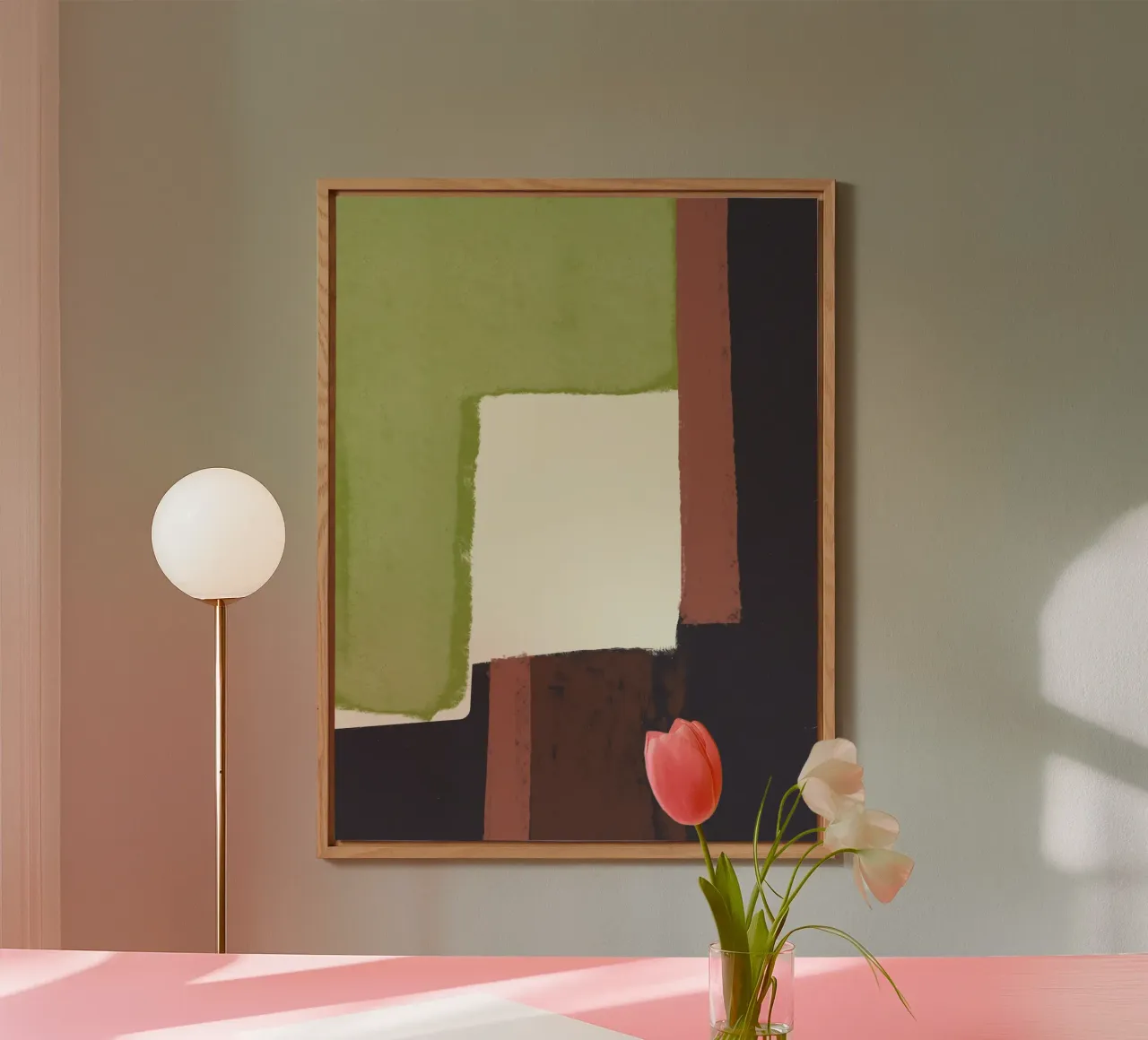 Composizione geometrica moderna alluminio dibond da Life of Pie