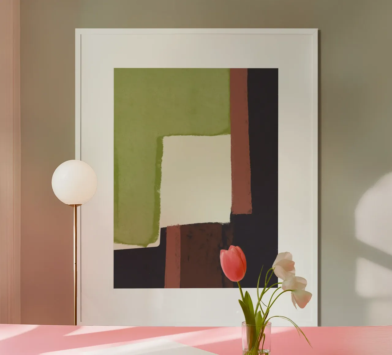 Composizione geometrica moderna carta hahnemühle da Life of Pie