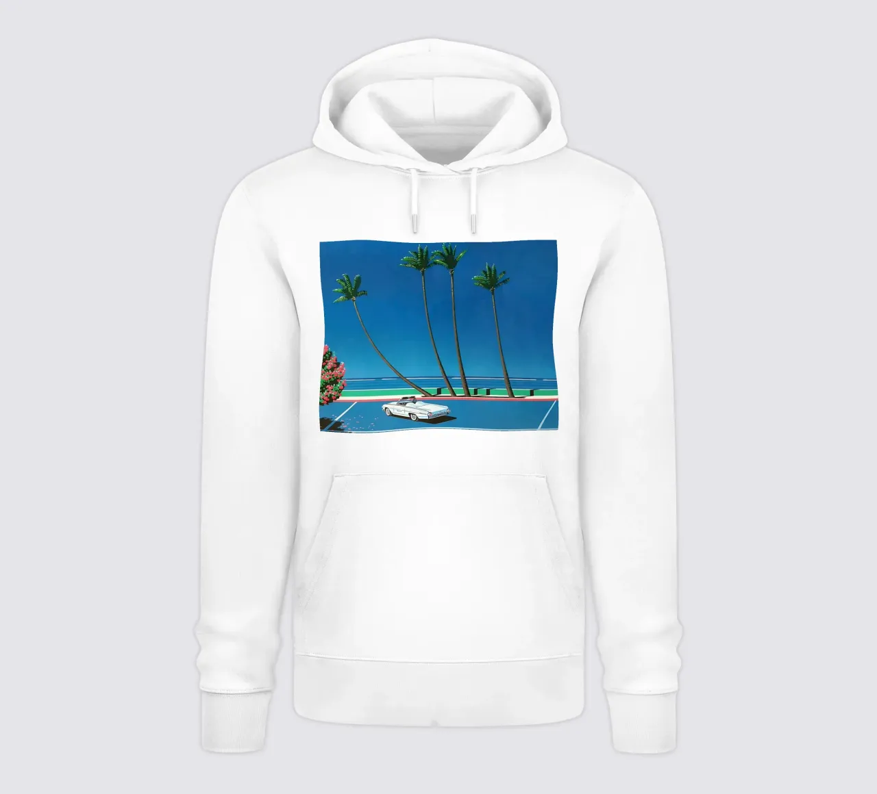 Auto bianca Orgoglio Hiroshi Nagai felpa con cappuccio da KOOL STORE