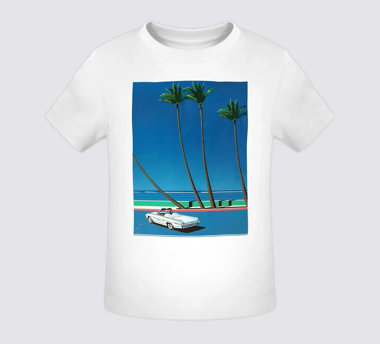 Auto bianca Orgoglio Hiroshi Nagai maglietta neonato da KOOL STORE
