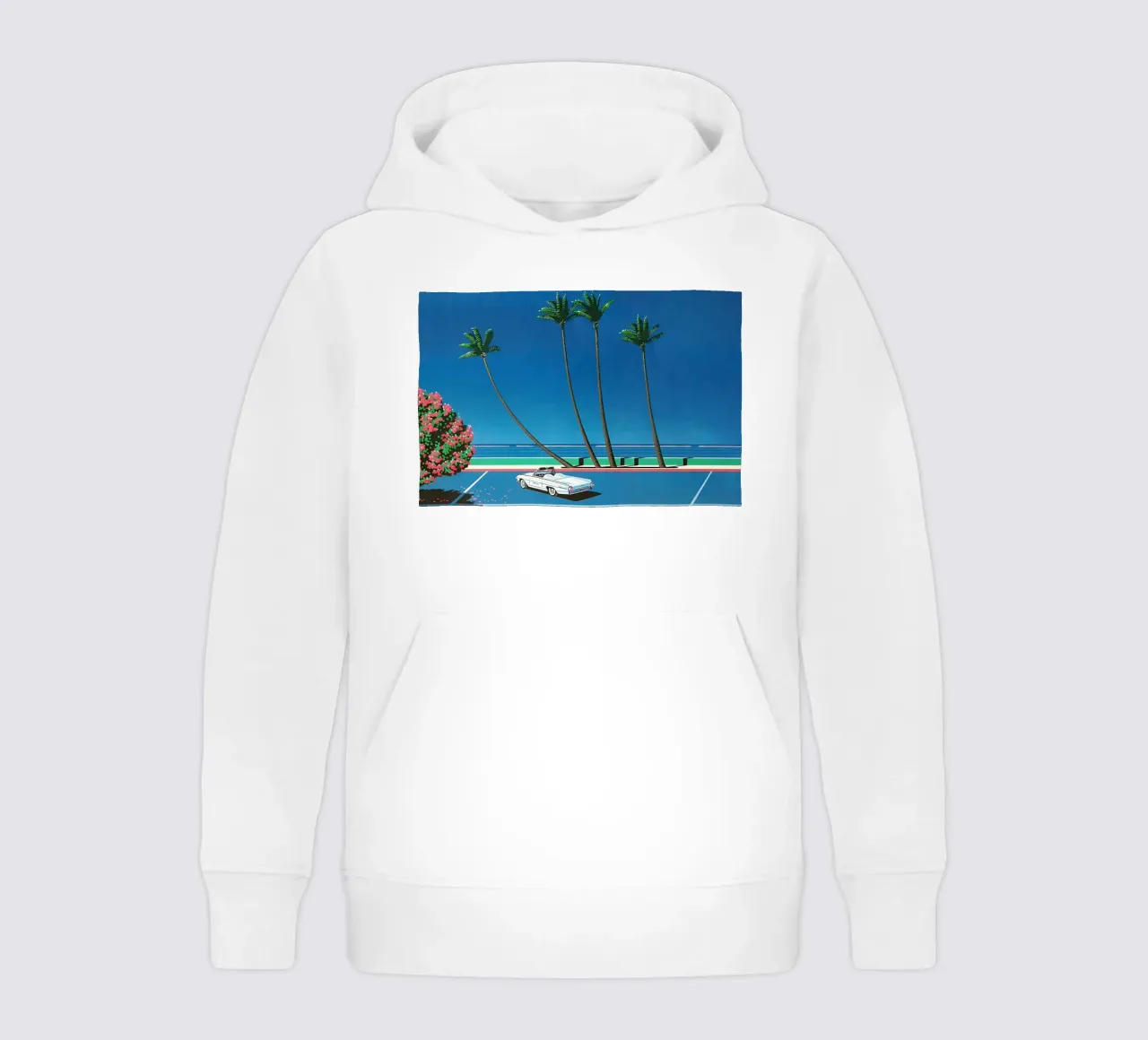 Auto bianca Orgoglio Hiroshi Nagai felpa bambino con cappuccio da KOOL STORE