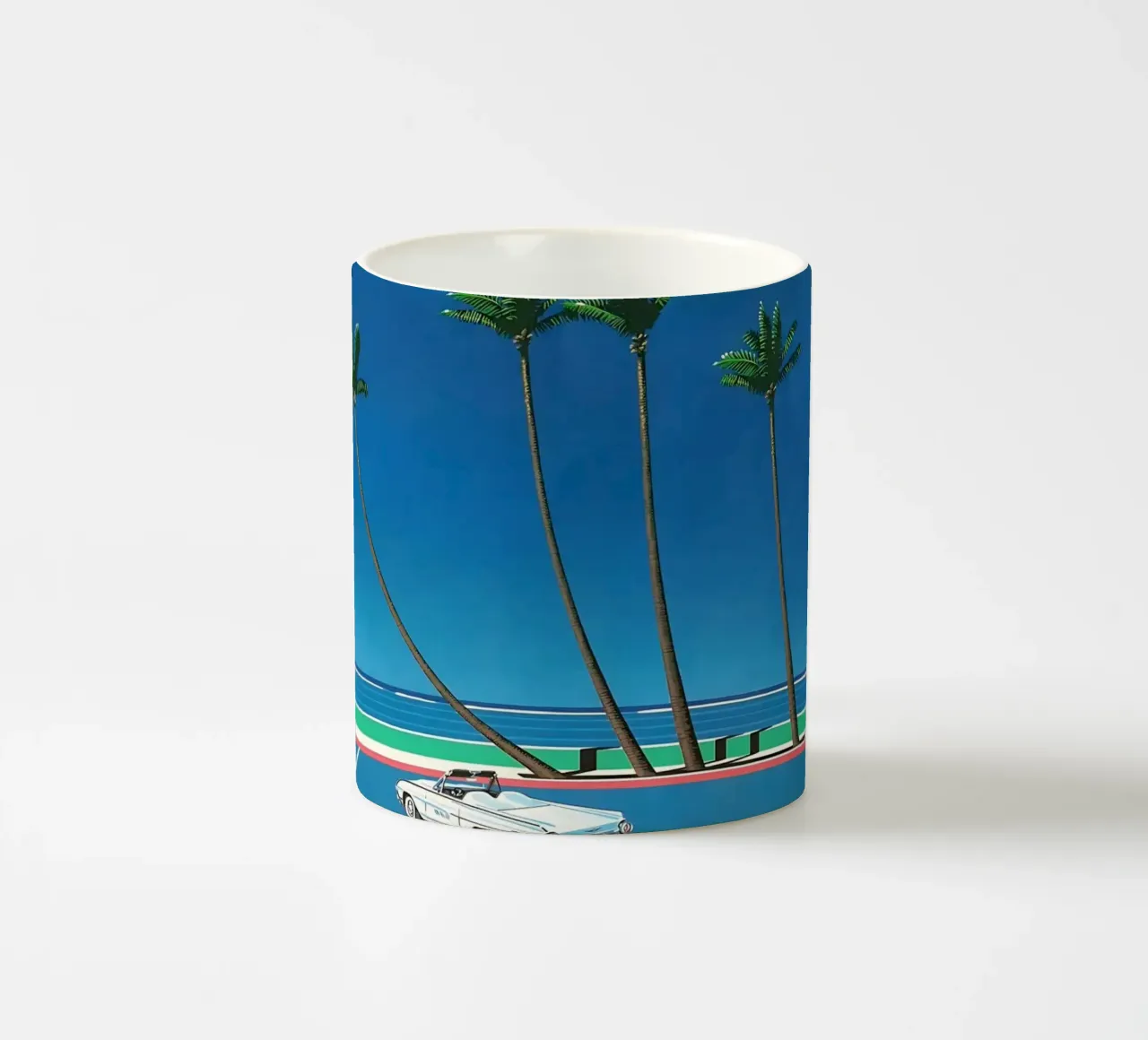 Auto bianca Orgoglio Hiroshi Nagai tazza in ceramica da KOOL STORE