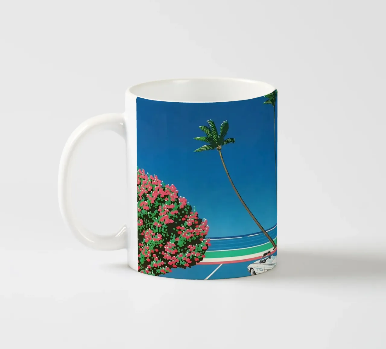 Auto bianca Orgoglio Hiroshi Nagai tazza in ceramica da KOOL STORE