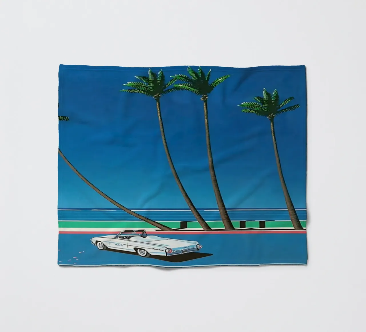 Auto bianca Orgoglio Hiroshi Nagai coperta in pile da KOOL STORE