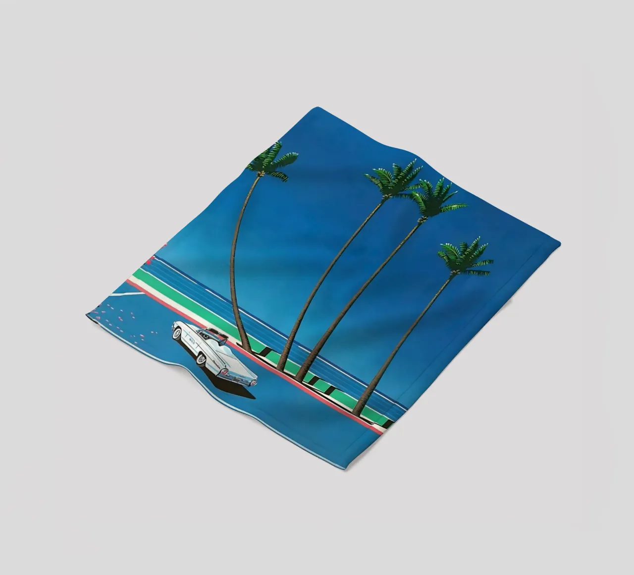 Auto bianca Orgoglio Hiroshi Nagai coperta in pile da KOOL STORE