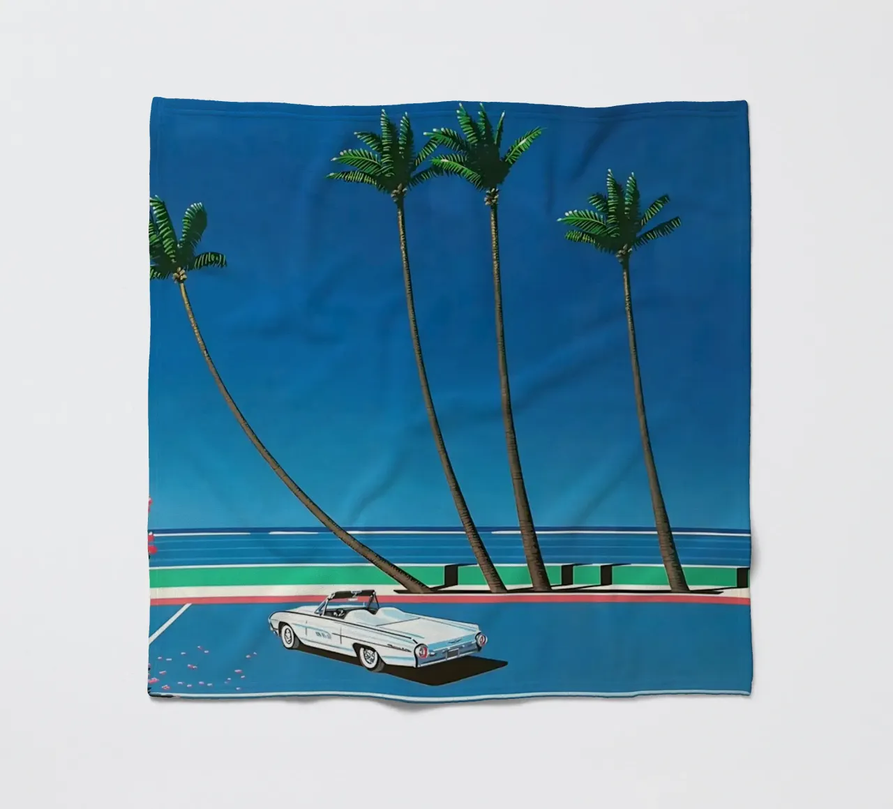 Auto bianca Orgoglio Hiroshi Nagai coperta in pile da KOOL STORE