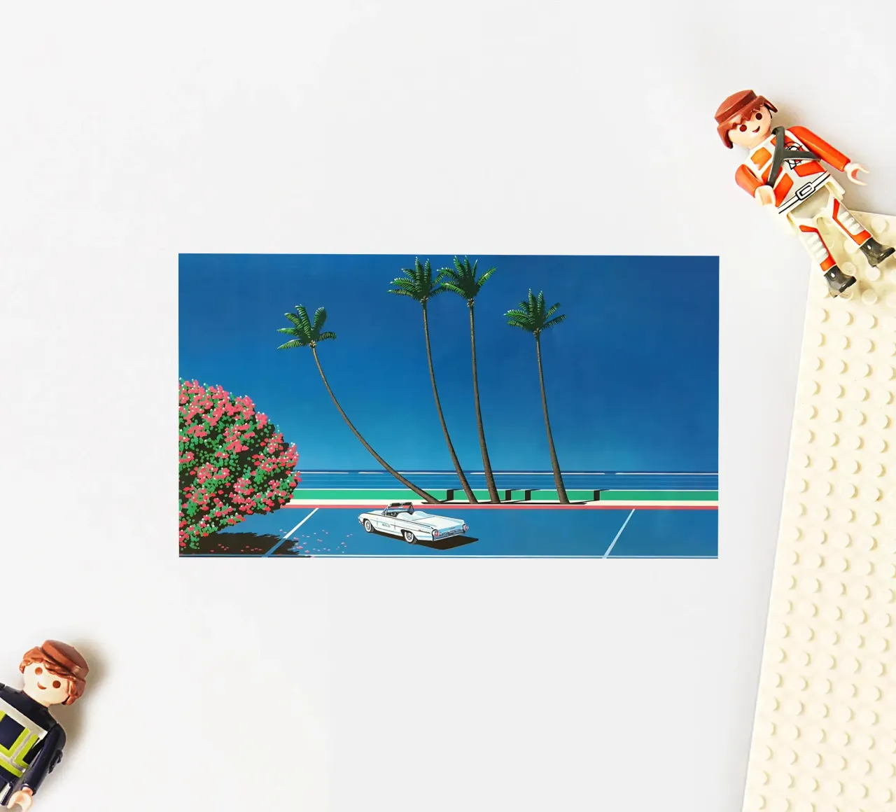 Auto bianca Orgoglio Hiroshi Nagai adesivo da KOOL STORE