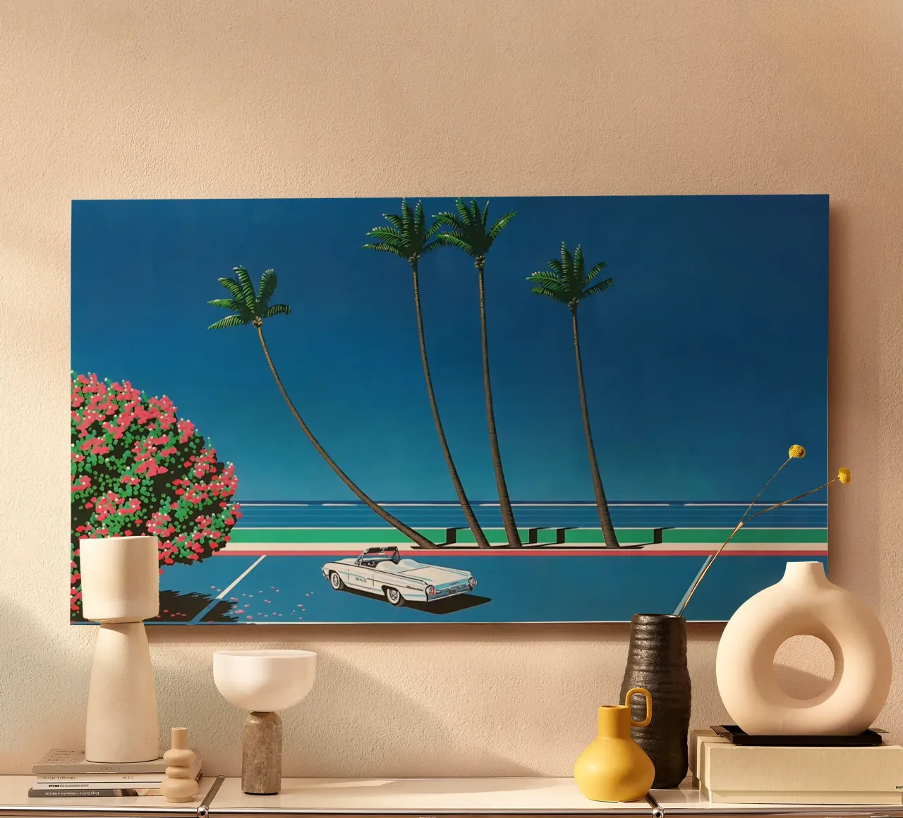 Auto bianca Orgoglio Hiroshi Nagai alluminio dibond da KOOL STORE