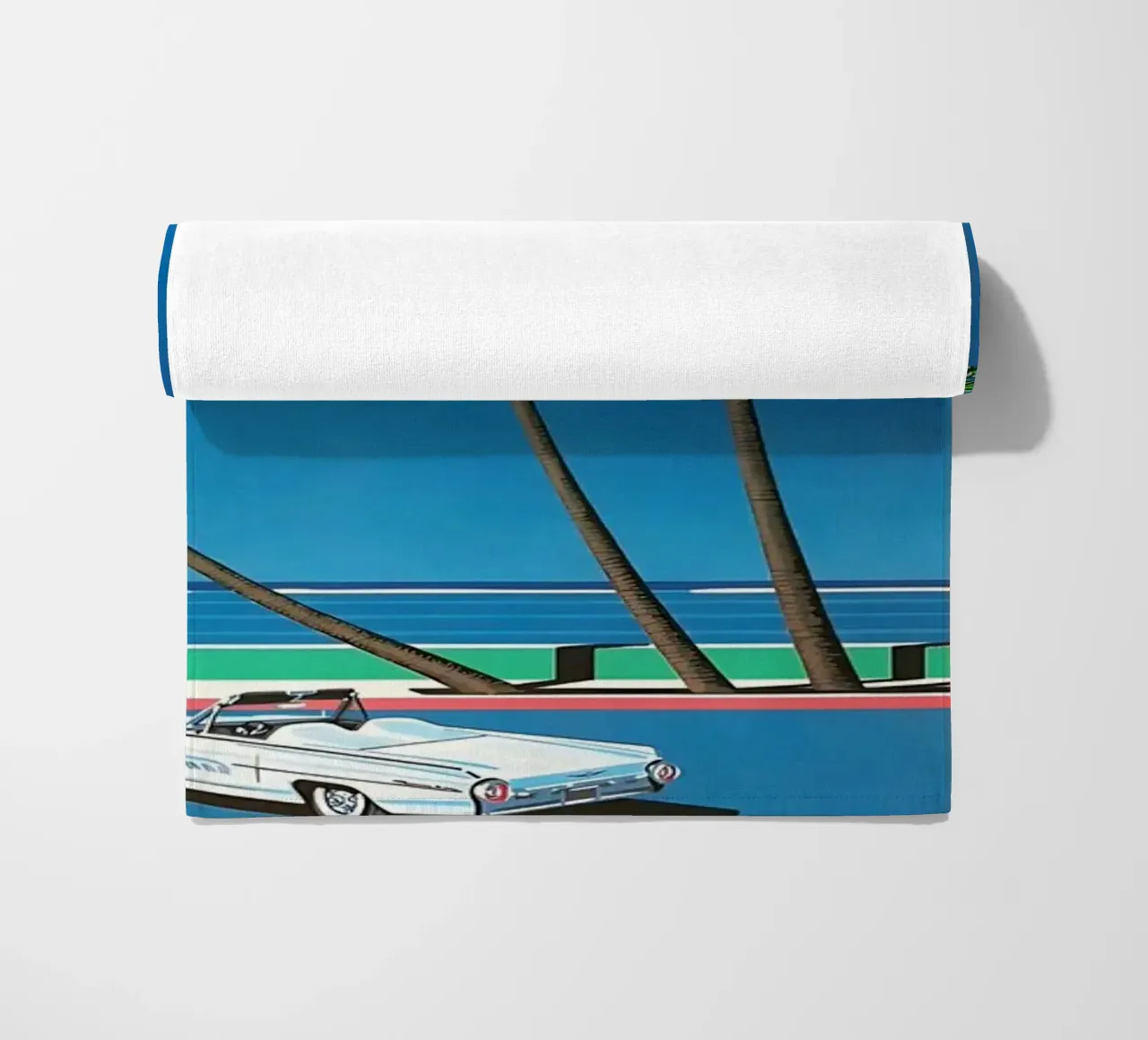 Auto bianca Orgoglio Hiroshi Nagai telo mare da KOOL STORE