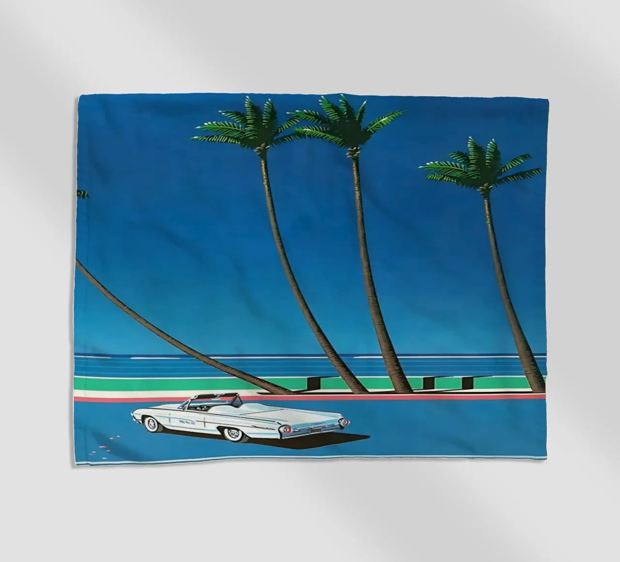 Auto bianca Orgoglio Hiroshi Nagai telo mare da KOOL STORE