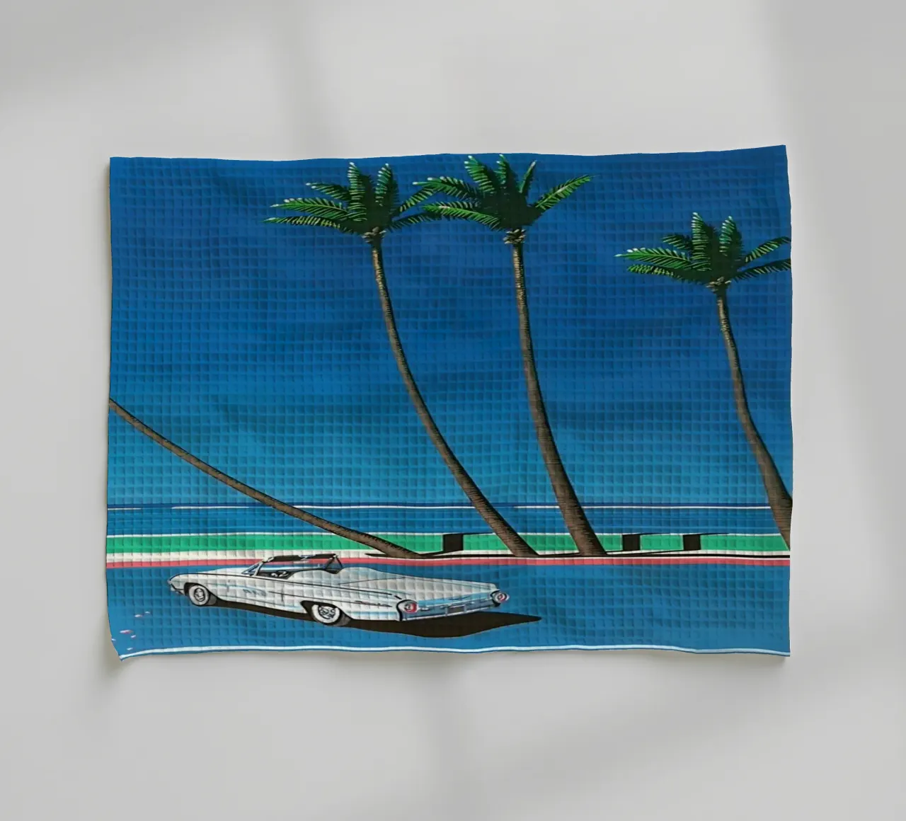 Auto bianca Orgoglio Hiroshi Nagai canovaccio da cucina da KOOL STORE