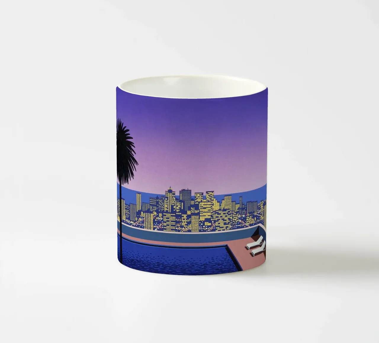 Hiroshi Nagai La notte del cielo in piscina tazza in ceramica da KOOL STORE