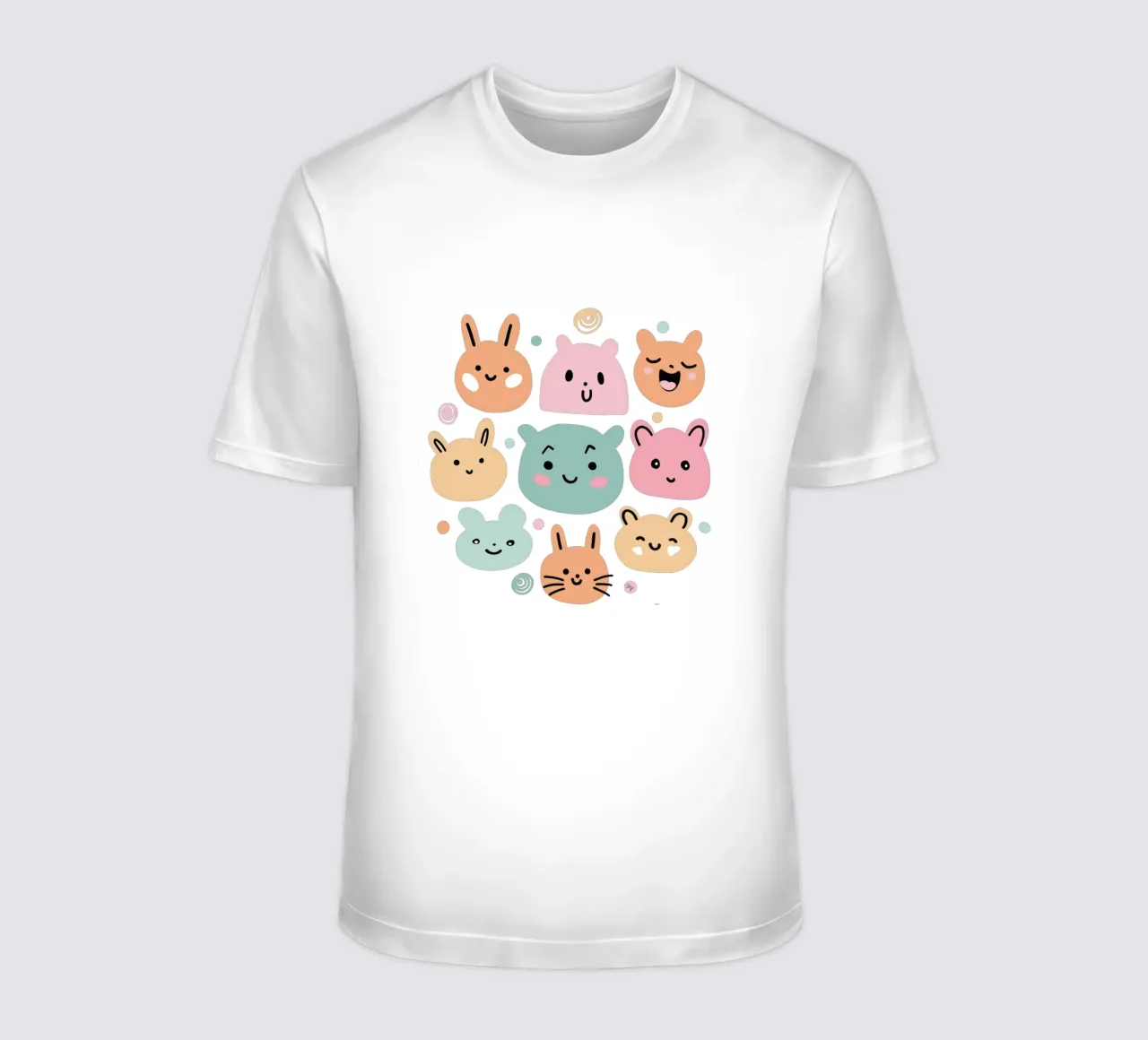 Simpatici amici pastello t-shirt da Martina