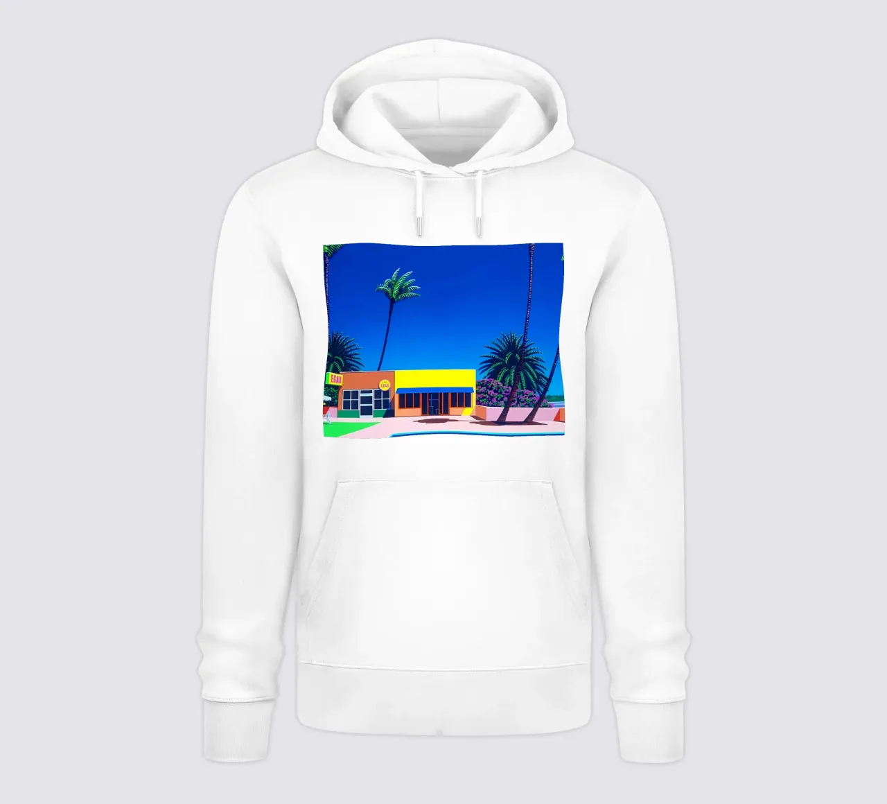 Piscina Hiroshi Nagai Poster felpa con cappuccio da KOOL STORE