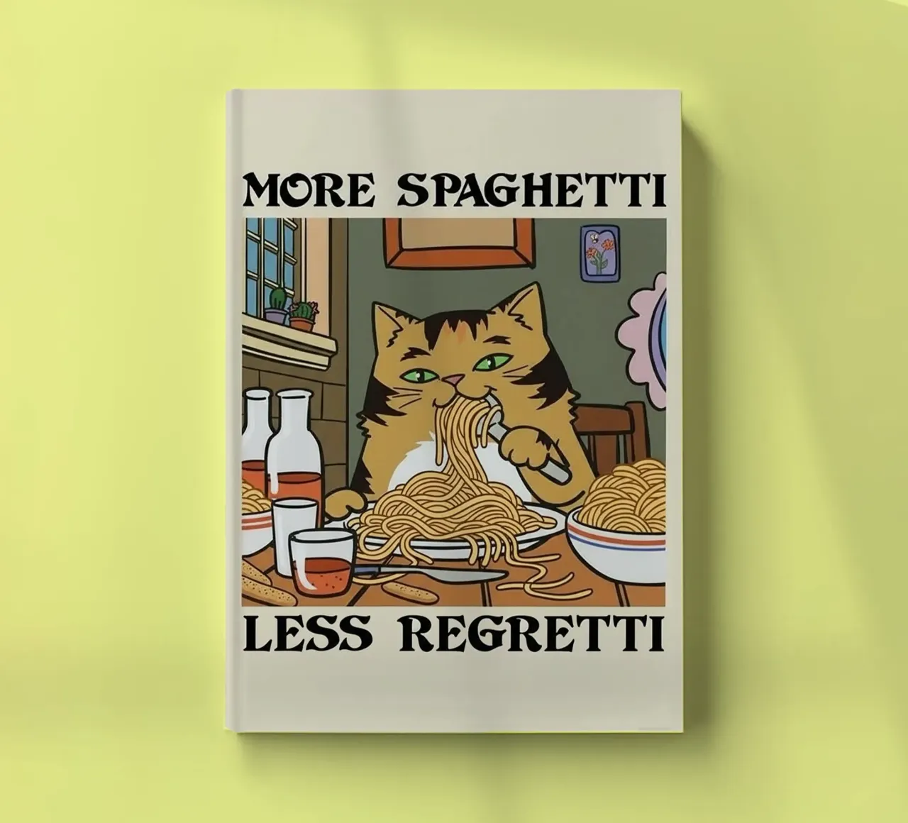 More Spaghetti Less Regretti notebook by Jasonheeran