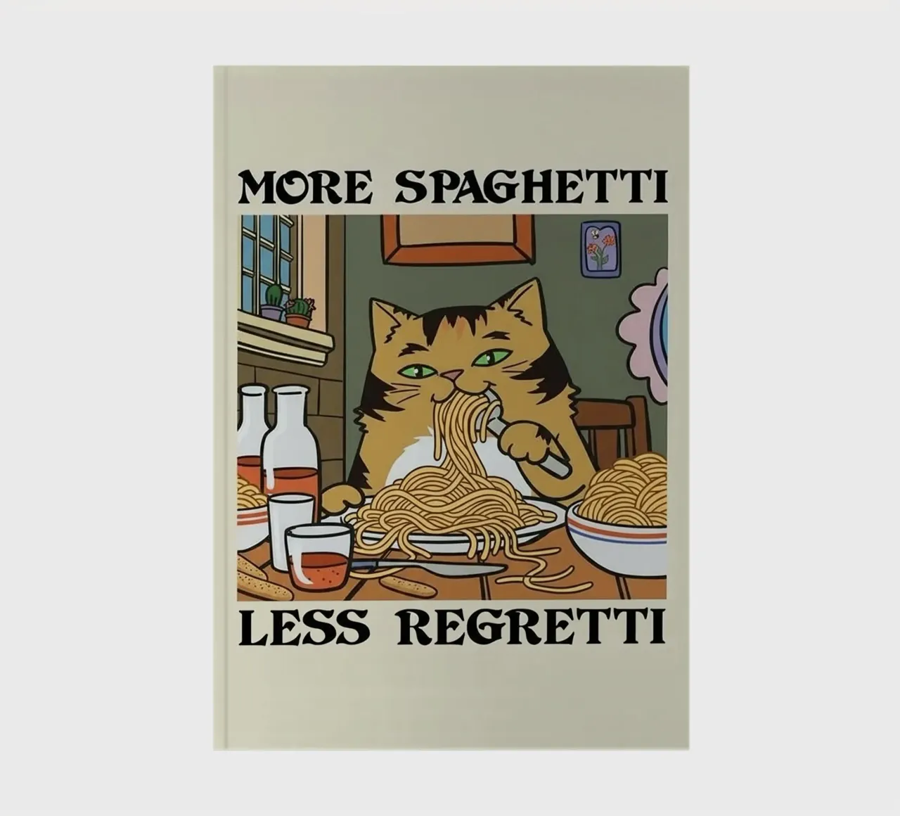 More Spaghetti Less Regretti notebook by Jasonheeran
