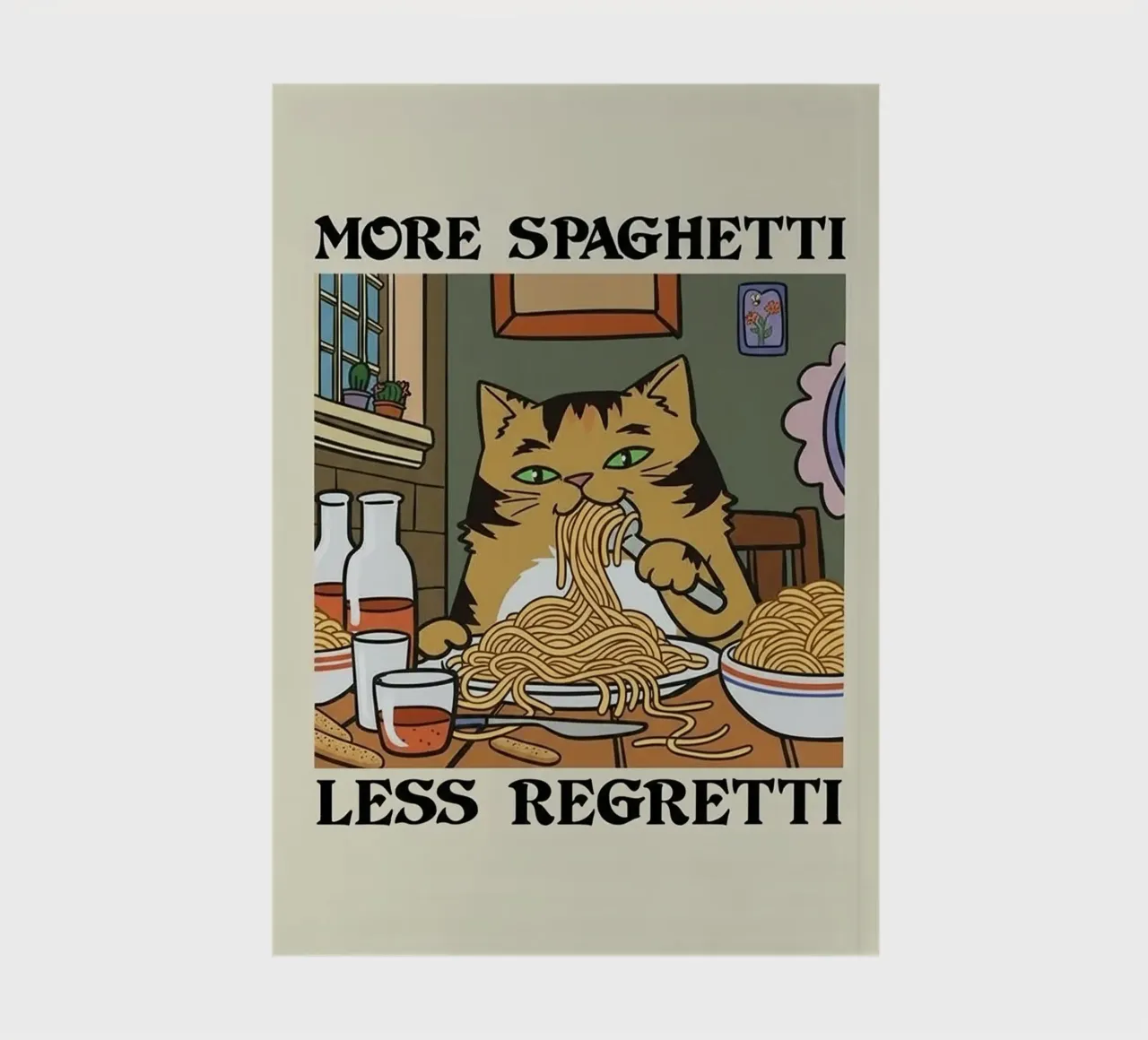 More Spaghetti Less Regretti notebook by Jasonheeran