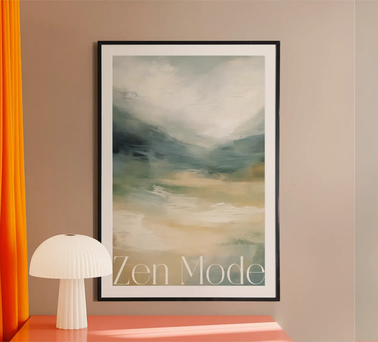 Zen Mode (Green) carta hahnemühle da treechild