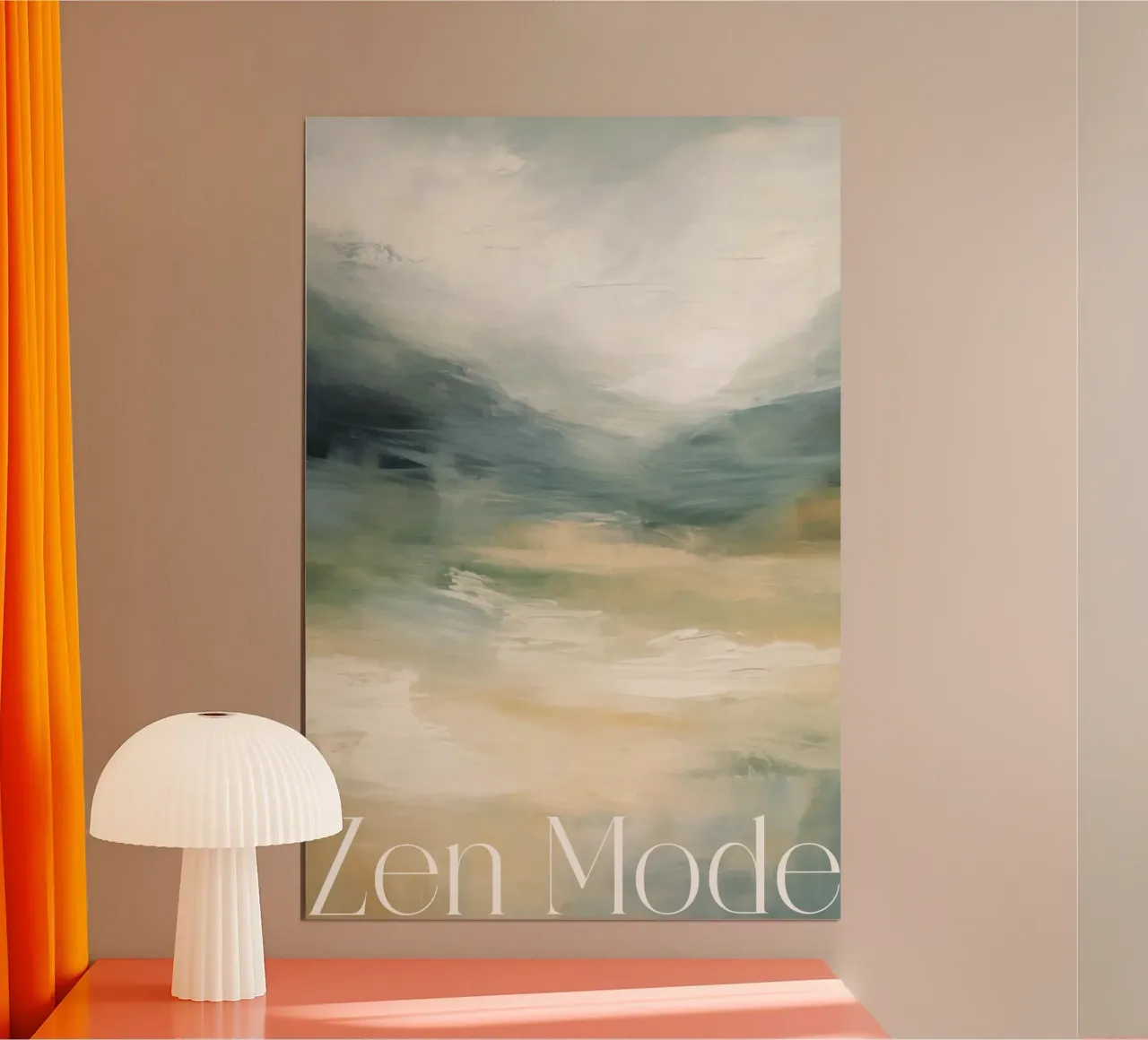Zen Mode (Green) carta hahnemühle da treechild