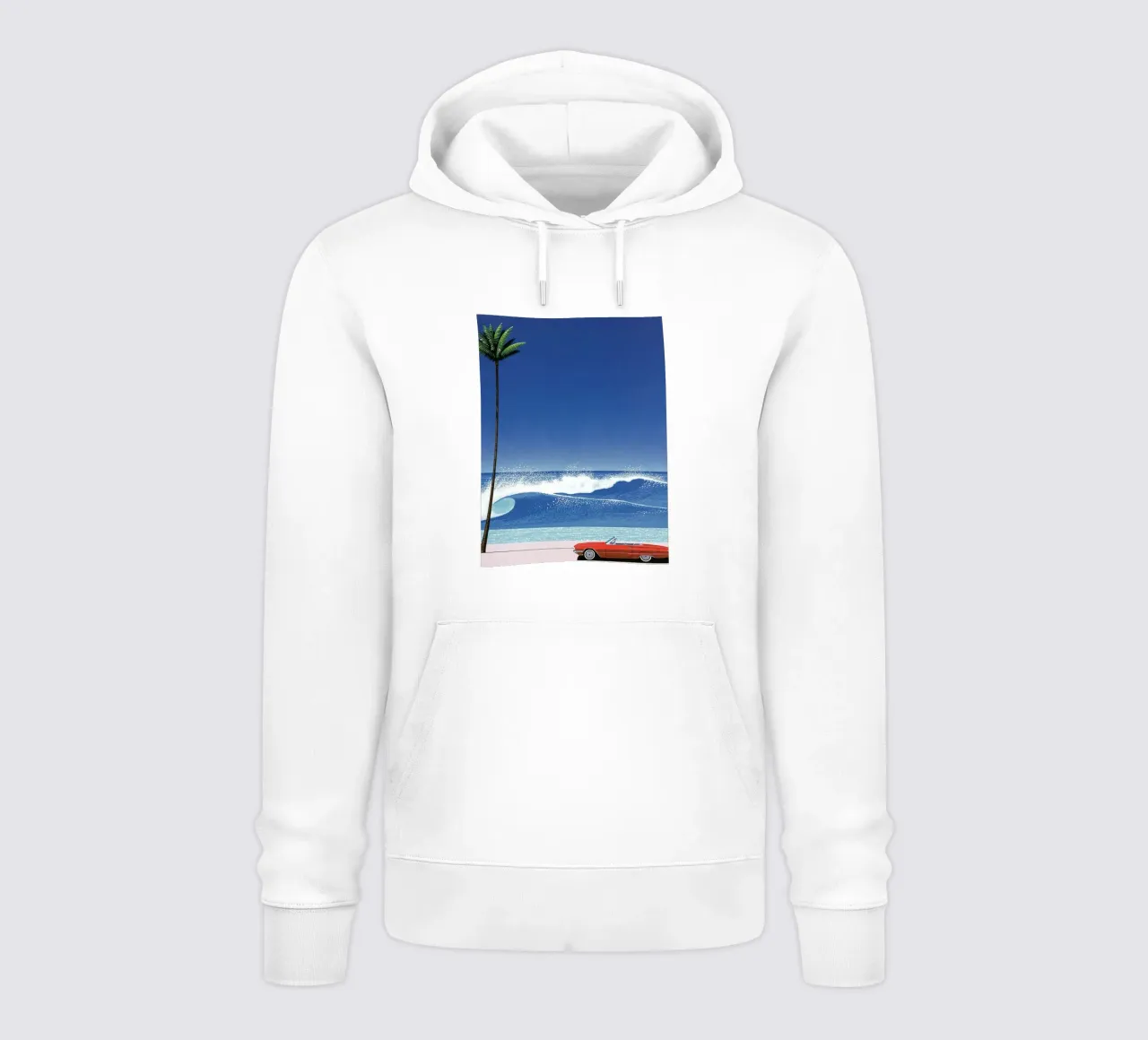 Red Car VIntage Hiroshi Nagai felpa con cappuccio da KOOL STORE