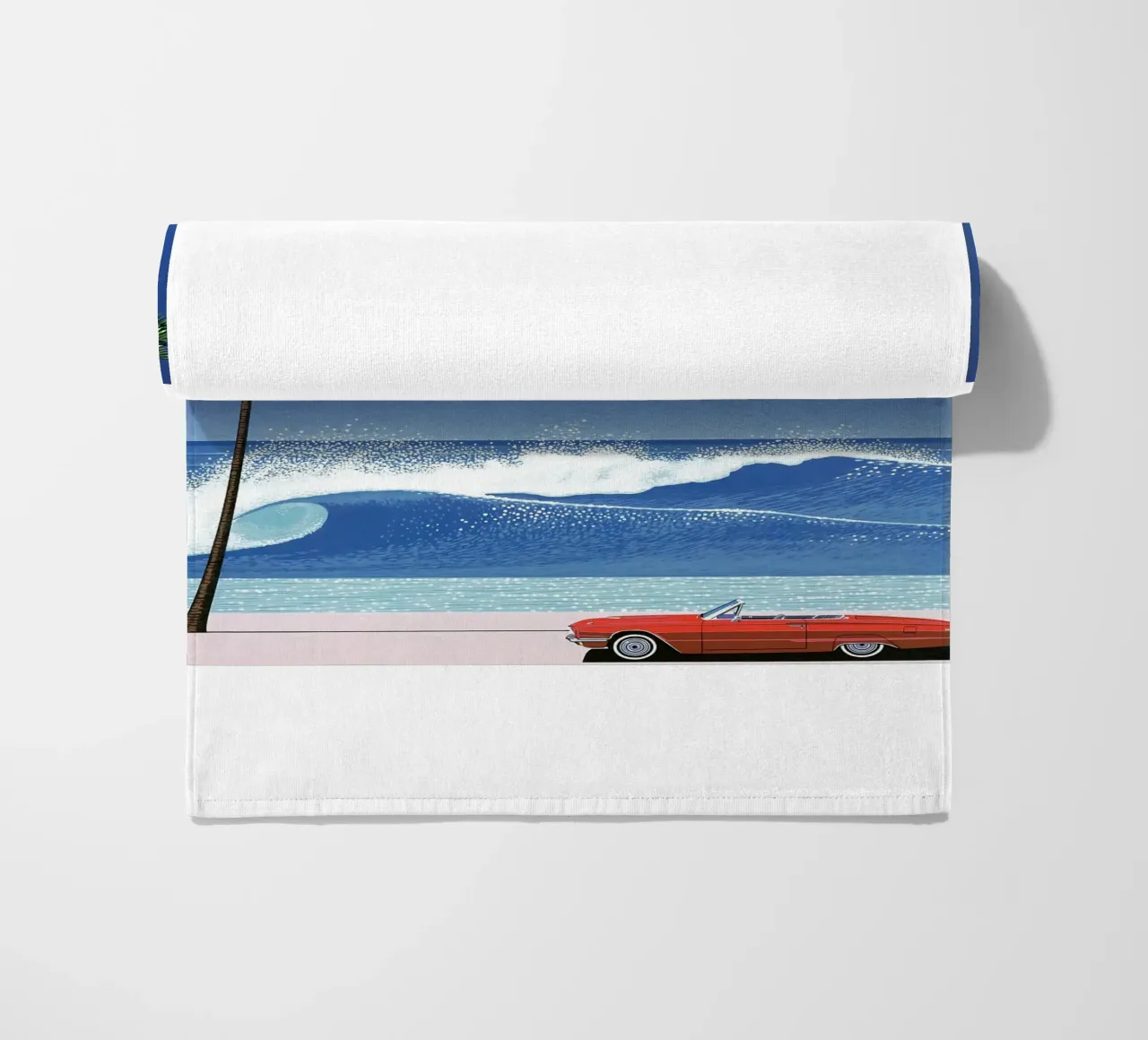 Red Car VIntage Hiroshi Nagai telo mare da KOOL STORE