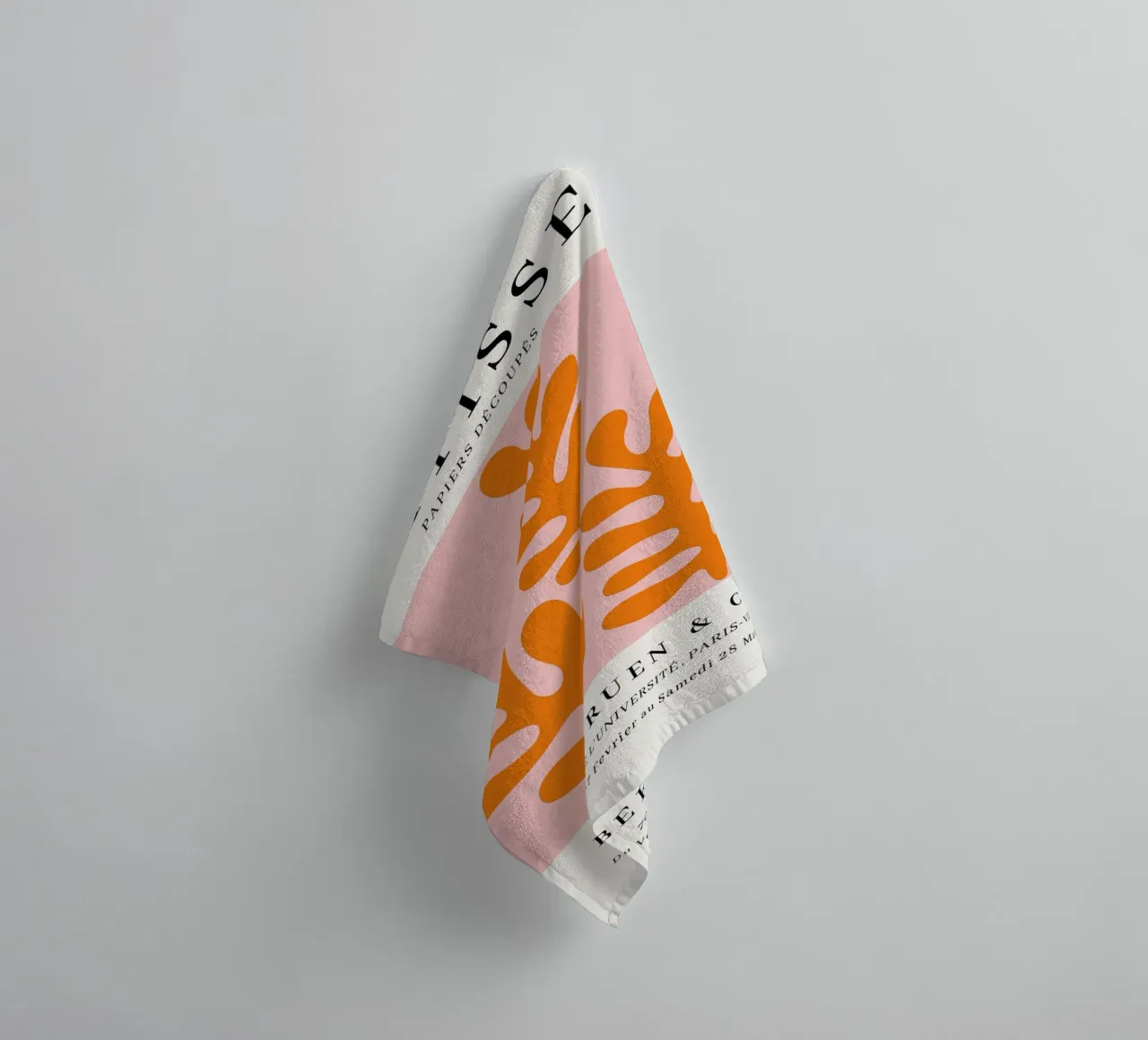 Corallo Combina Colore asciugamano da bagno da D1 Shop