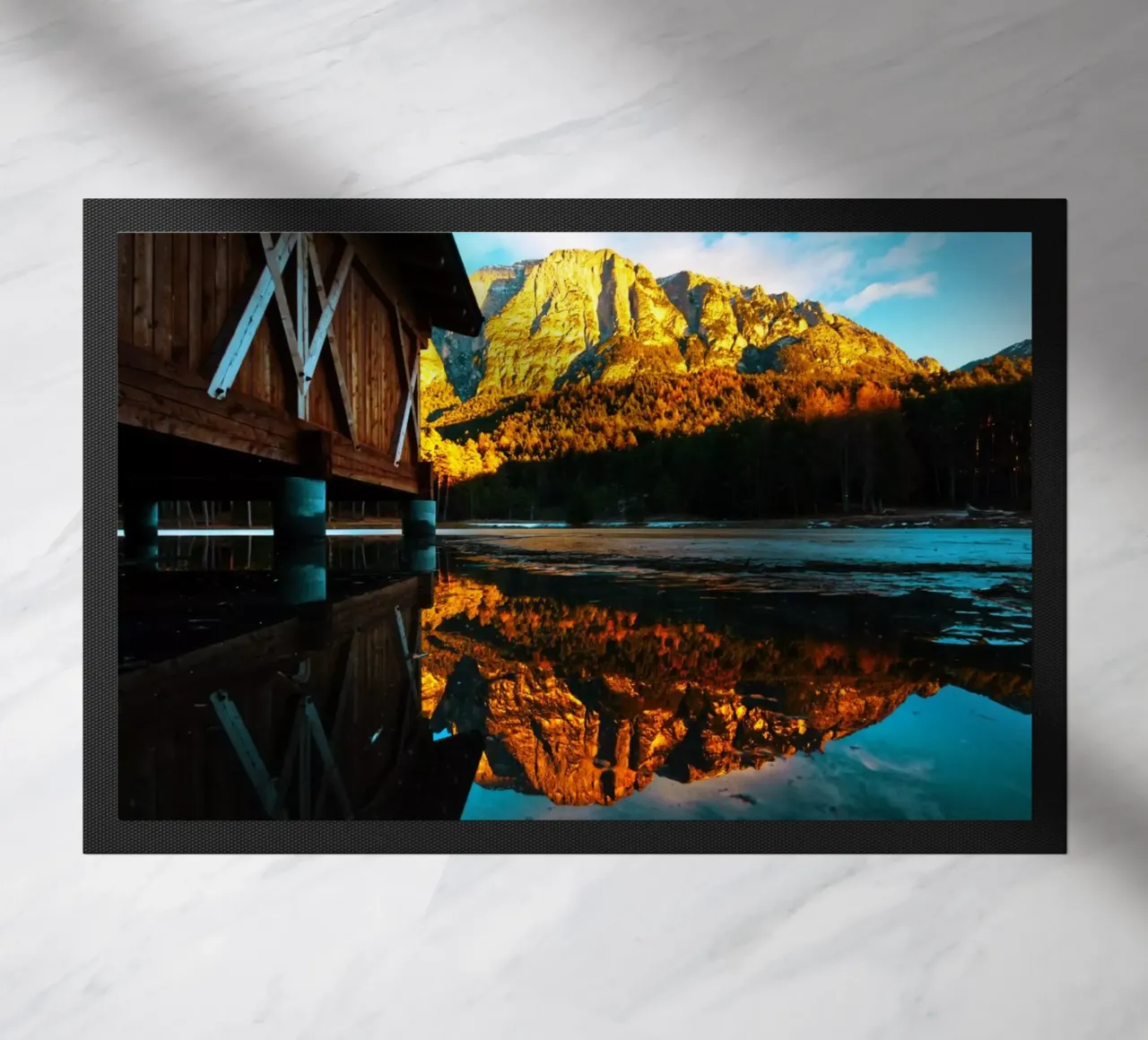 Dolomites mountain reflection zerbino da Fjöllart