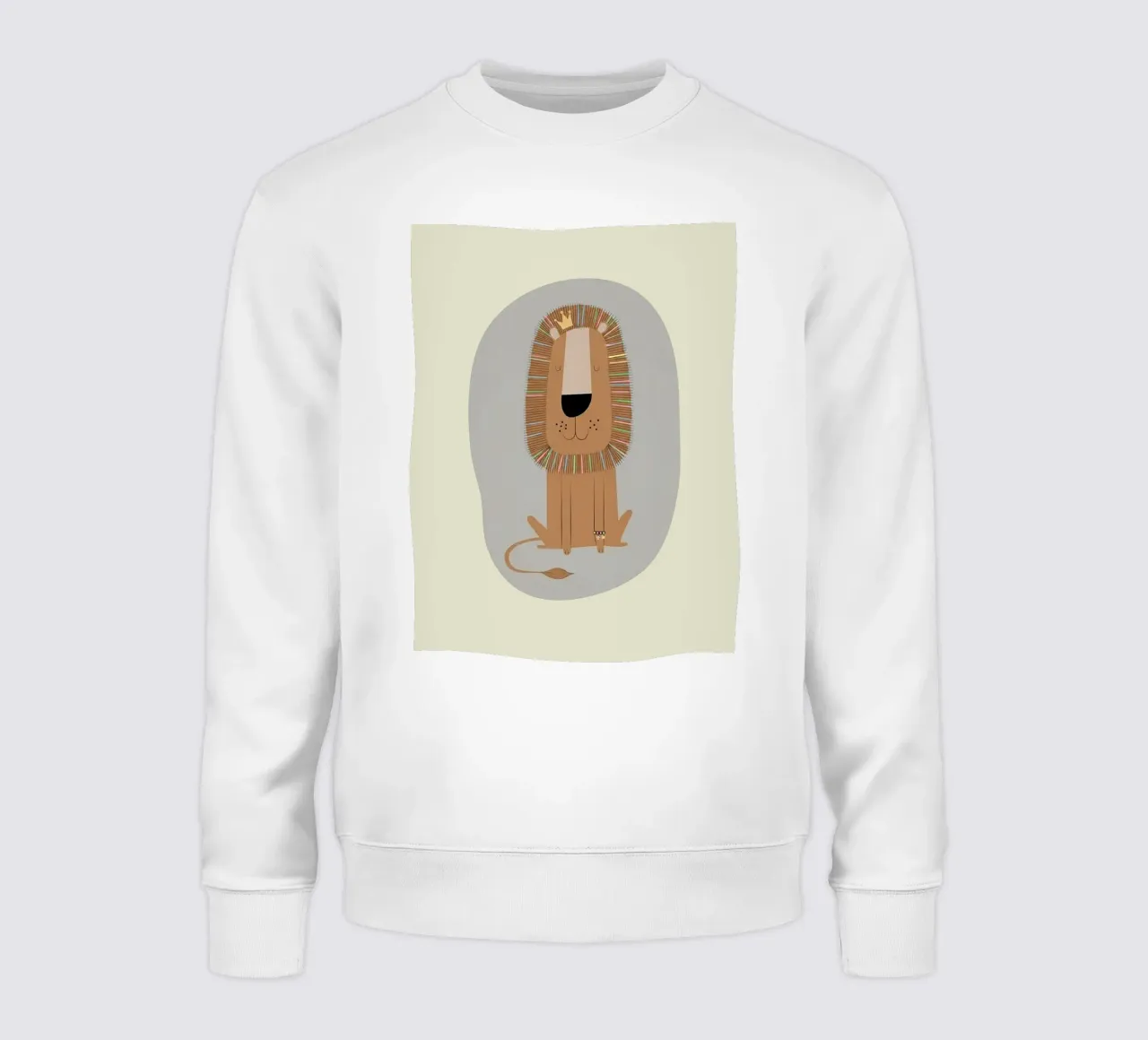 Der sanfte Löwenkönig Sweatshirt von Jasonheeran