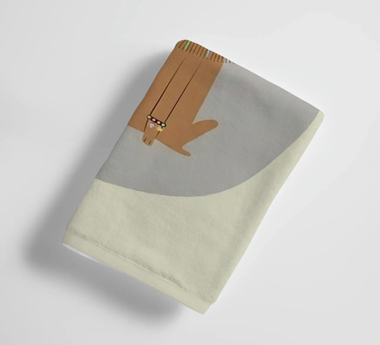 De vriendelijke Leeuwenkoning badhanddoek van Jasonheeran