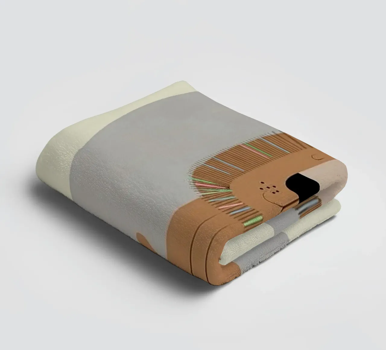 De vriendelijke Leeuwenkoning badhanddoek van Jasonheeran