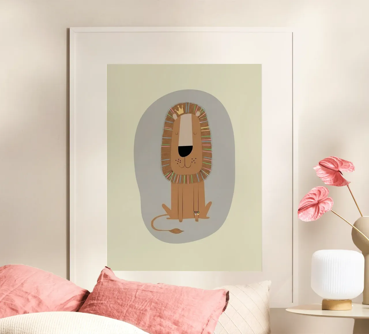 Le gentil Roi Lion hahnemühle de Jasonheeran