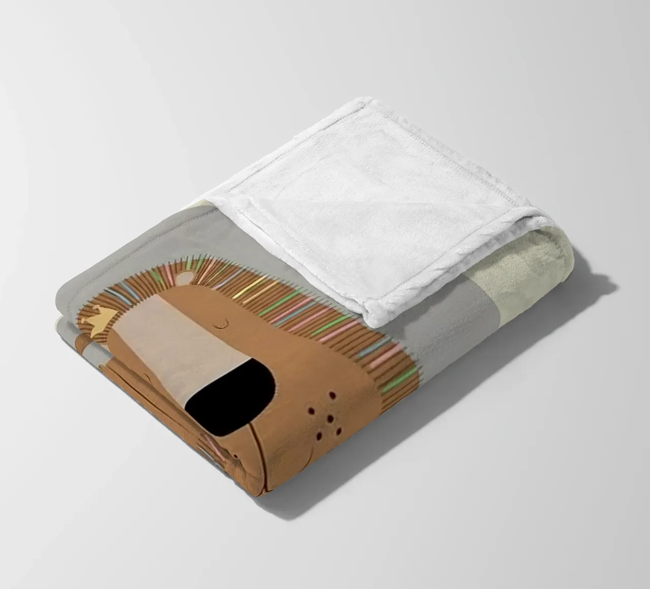 Il Re Leone gentile coperta in pile da Jasonheeran