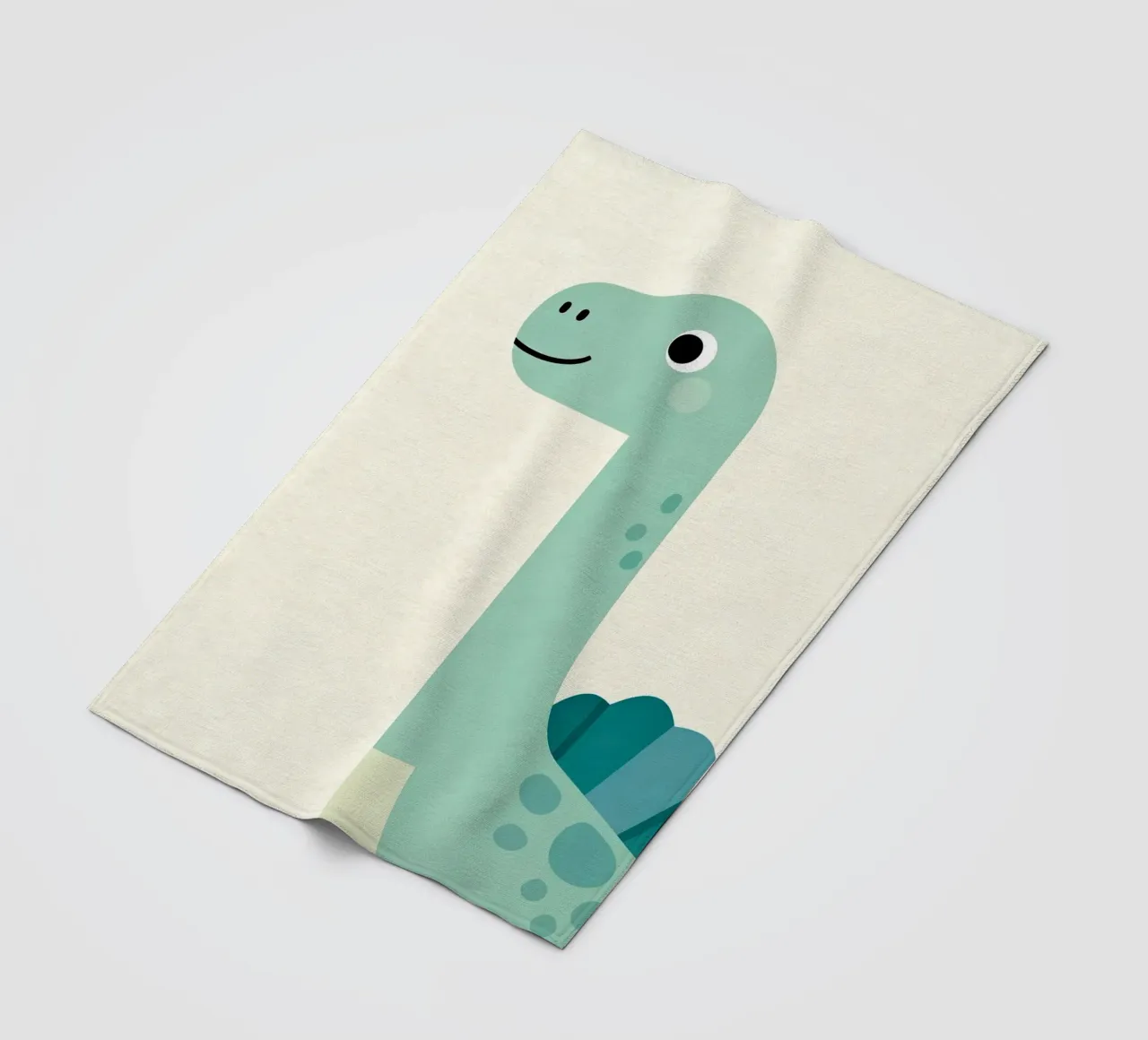 Spinosaurus Friendly Dinosaur coperta in pile da EverLuvv Studio