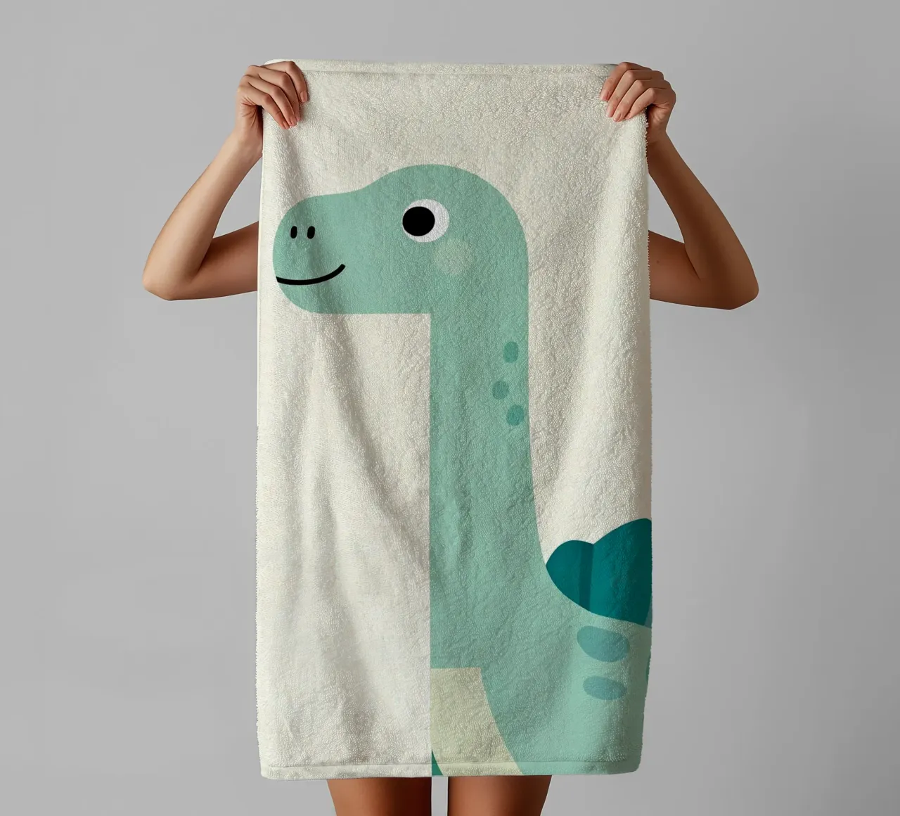 Spinosaurus Friendly Dinosaur asciugamano da bagno da EverLuvv Studio