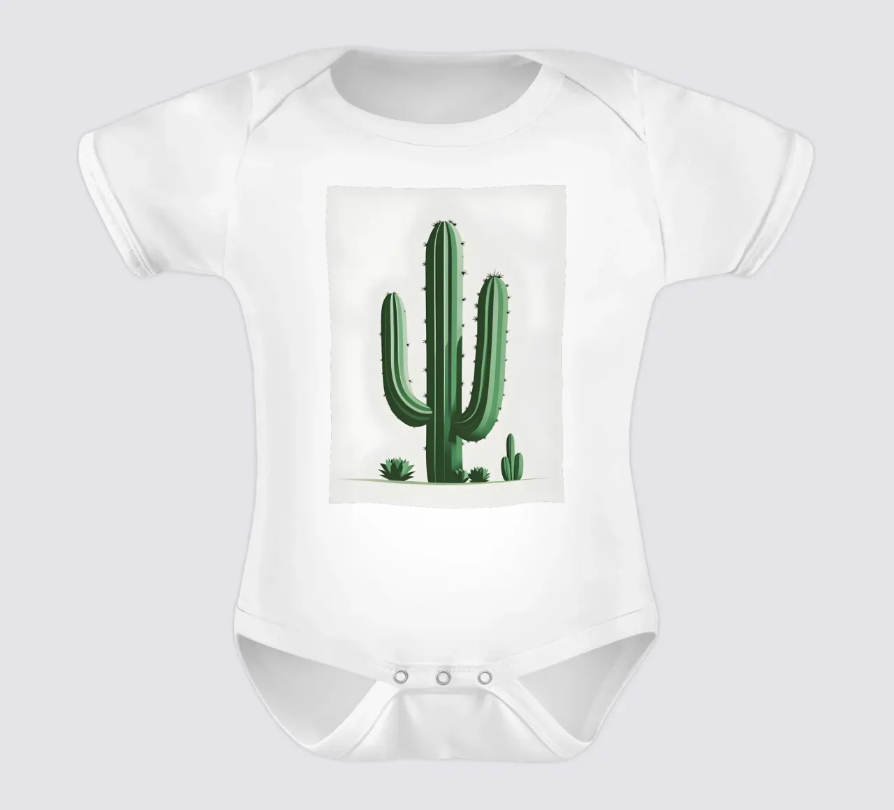 Barrel Cactus body neonato maniche corte da Botanical Gallery