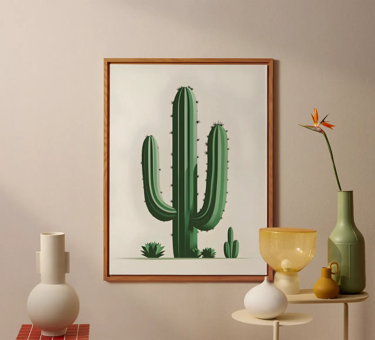 Barrel Cactus alluminio dibond da Botanical Gallery