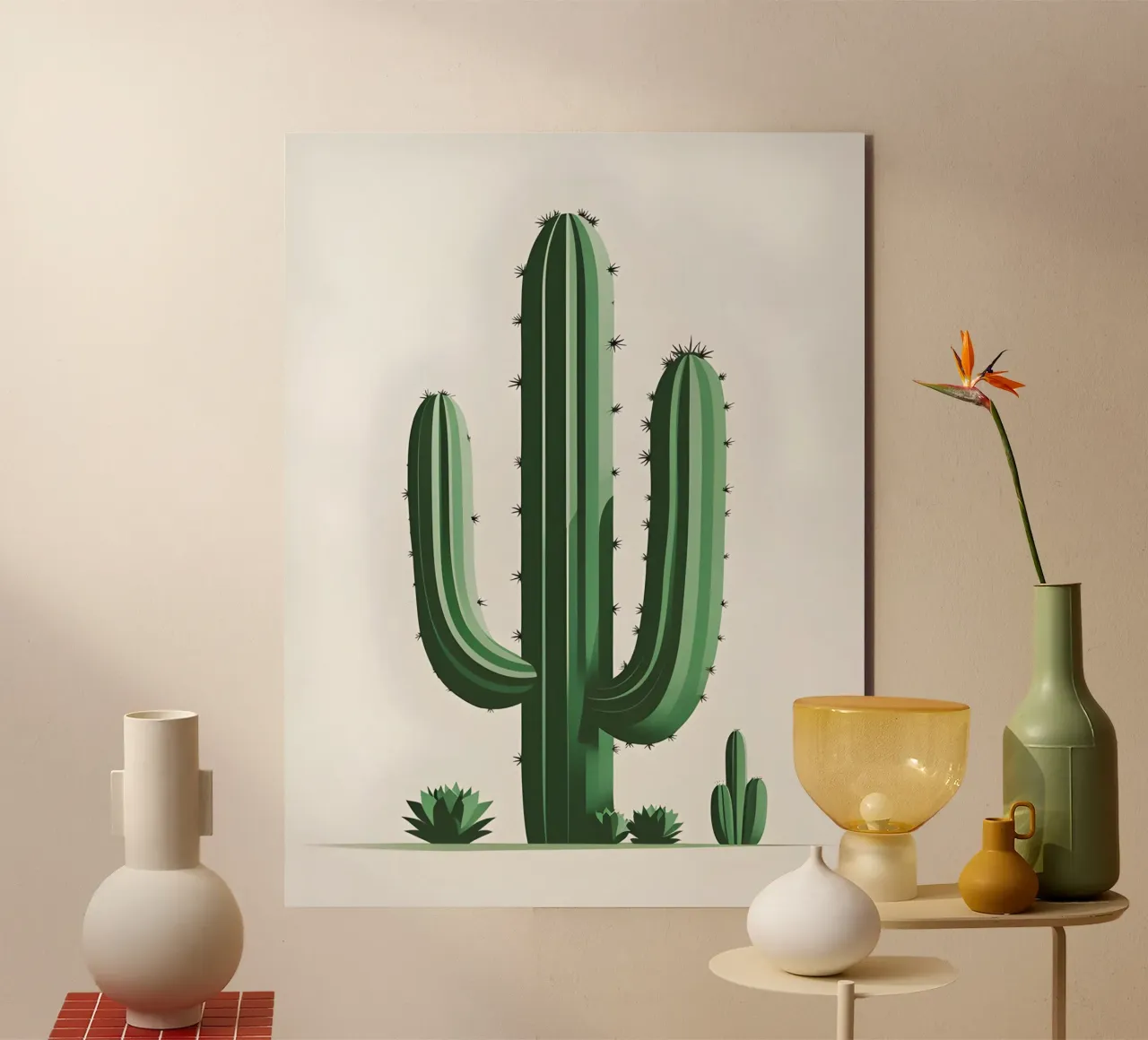 Barrel Cactus alluminio dibond da Botanical Gallery