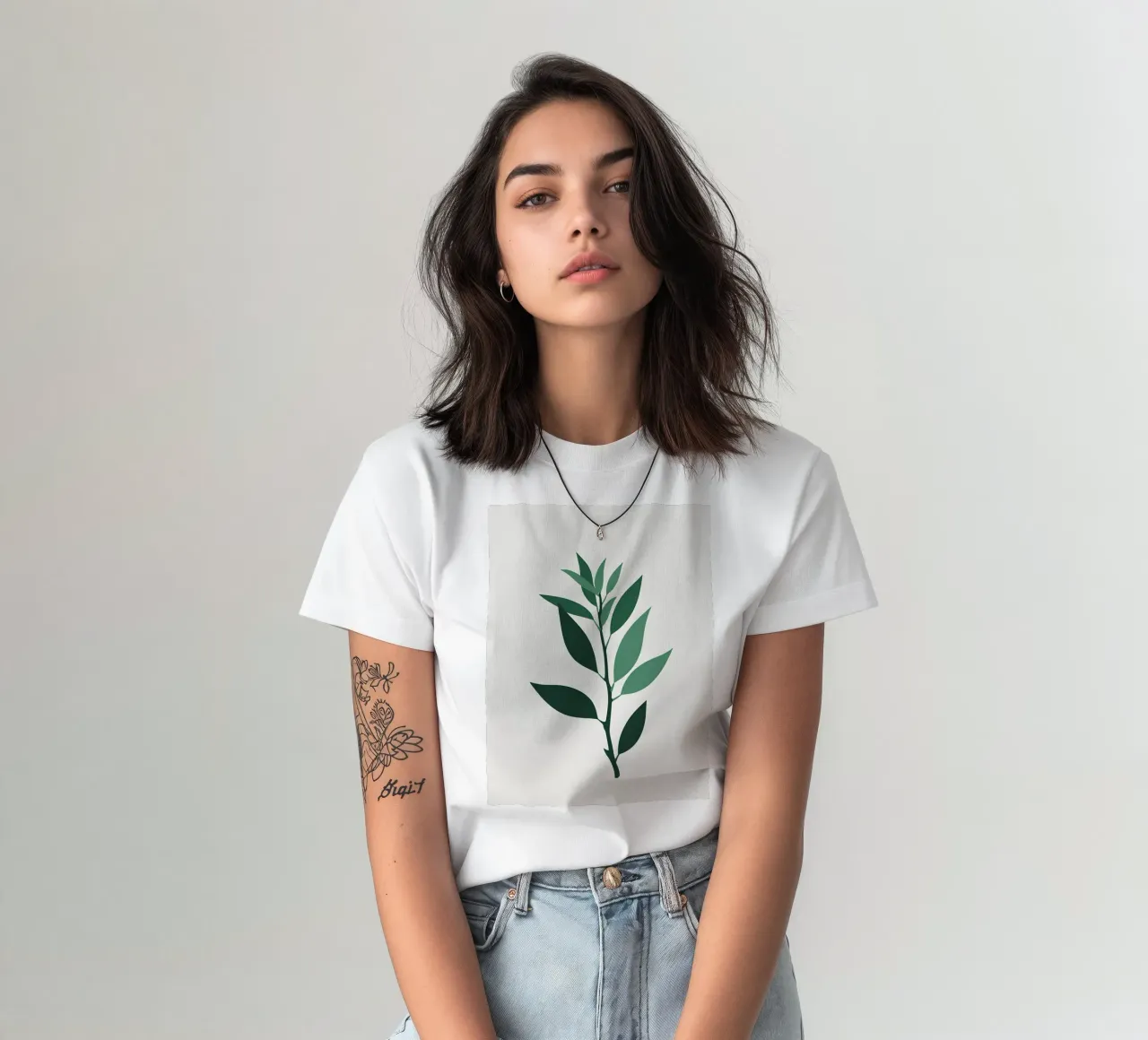 Pianta di giada t-shirt da Botanical Gallery