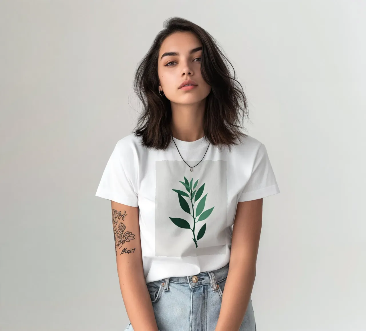 Pianta di giada t-shirt da Botanical Gallery
