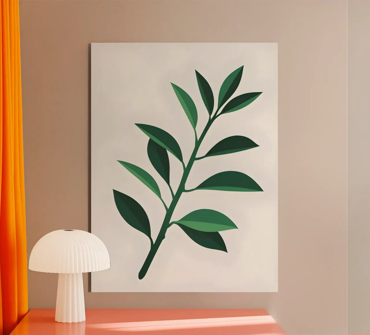Pianta di giada alluminio dibond da Botanical Gallery