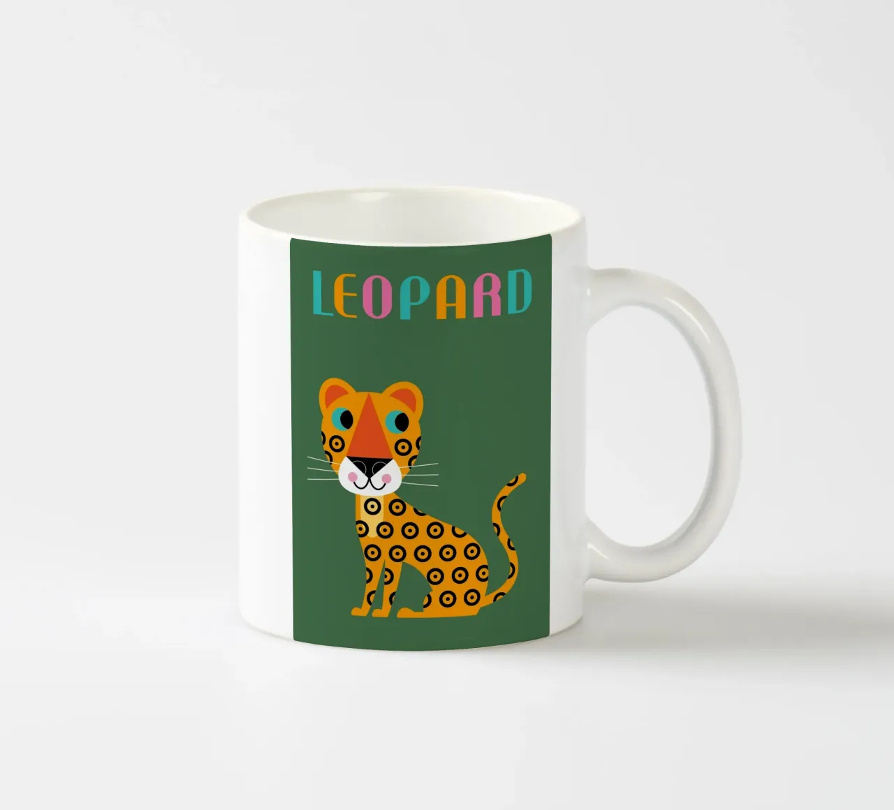 Leopardo tazza in ceramica da Looks n Brains