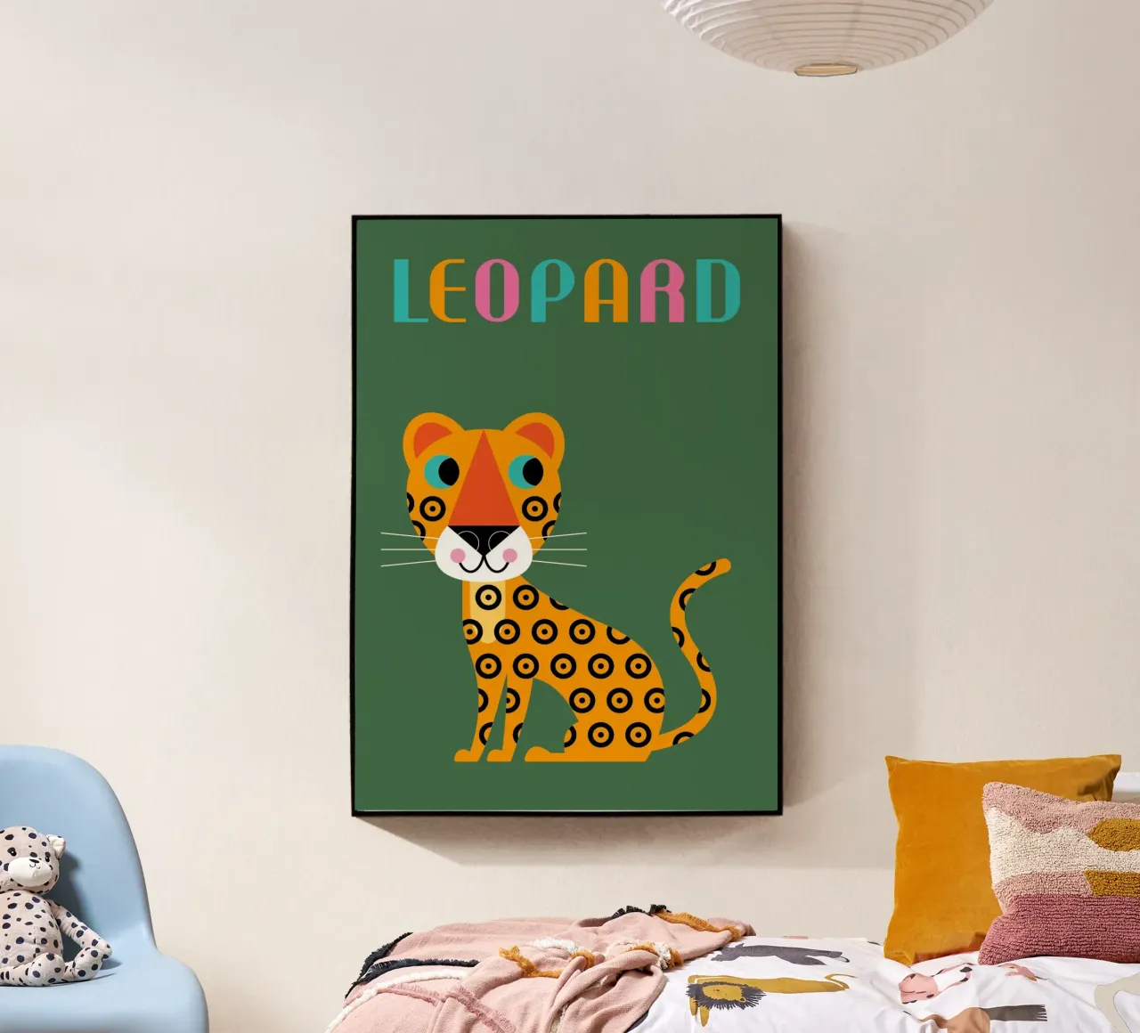 Leopardo plexiglass da Looks n Brains