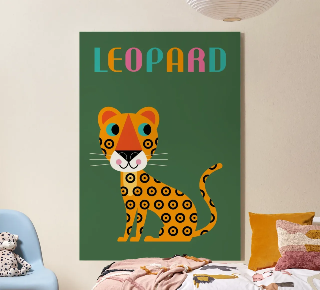 Leopardo plexiglass da Looks n Brains