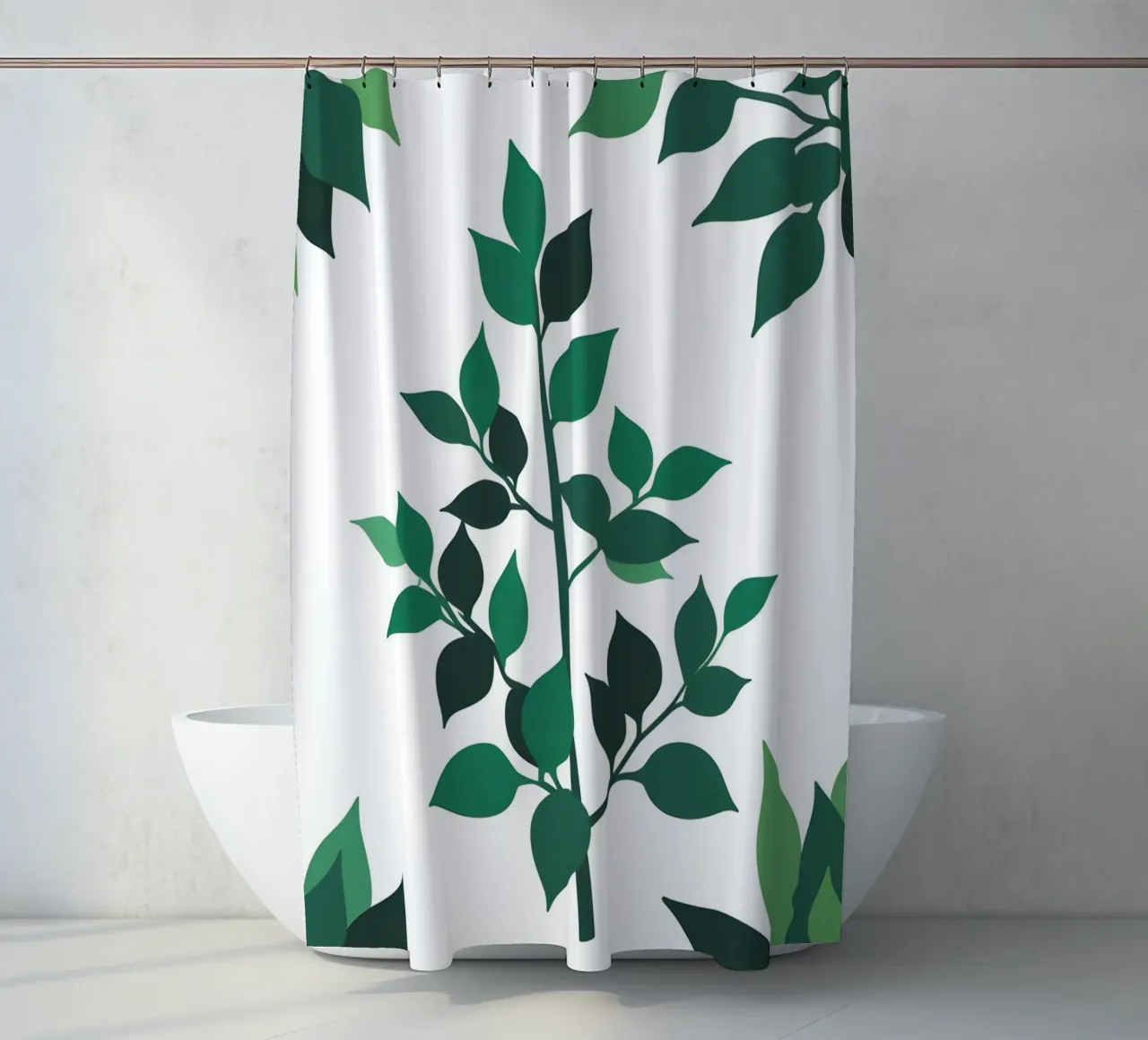 Pianta di giada tenda da doccia da Botanical Gallery