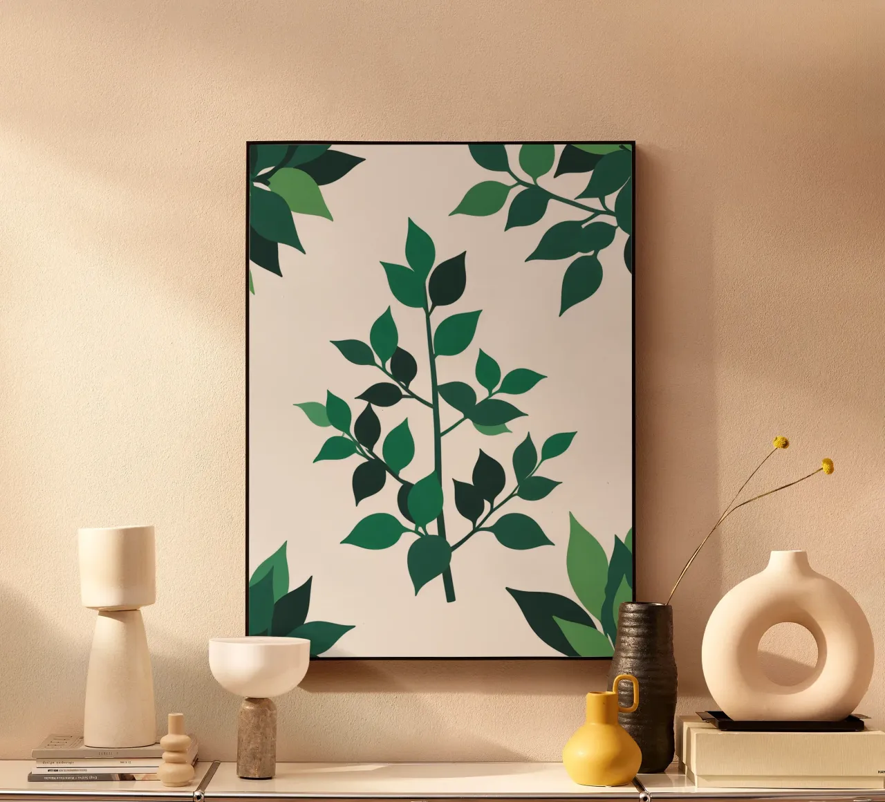 Pianta di giada alluminio dibond da Botanical Gallery