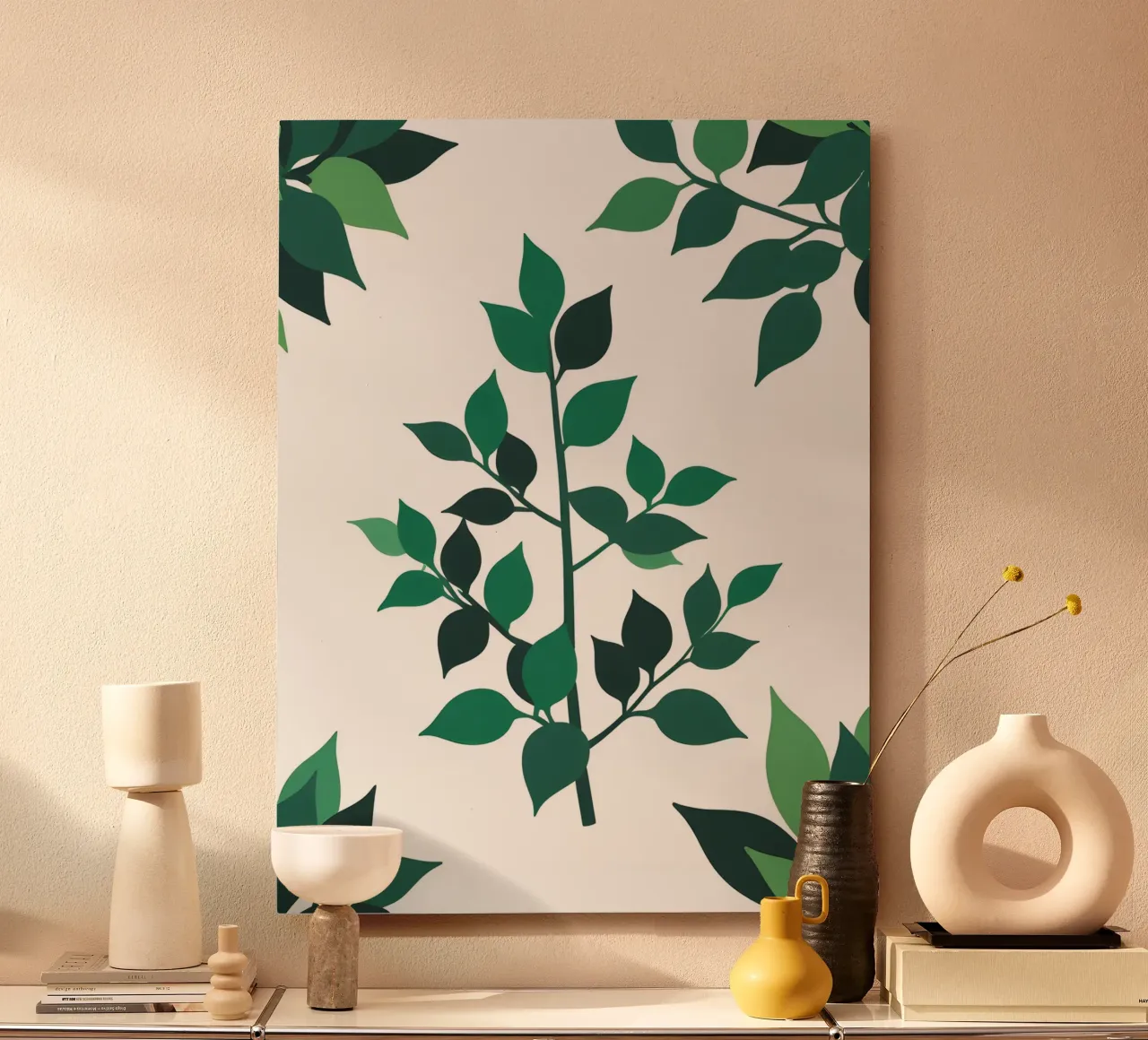 Pianta di giada alluminio dibond da Botanical Gallery