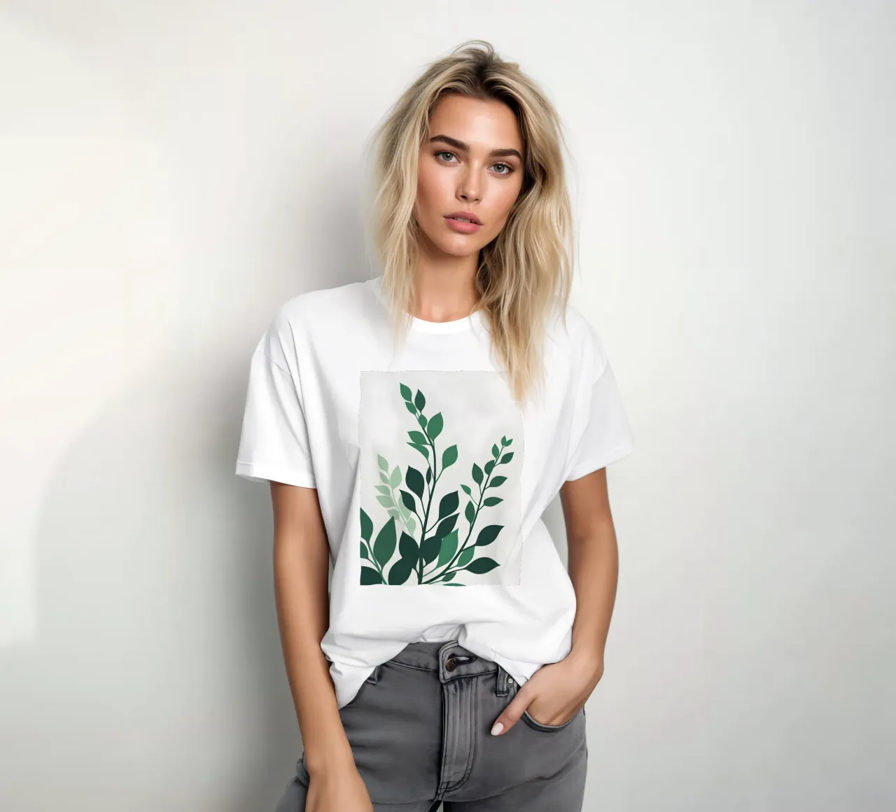 Pianta di giada t-shirt da Botanical Gallery