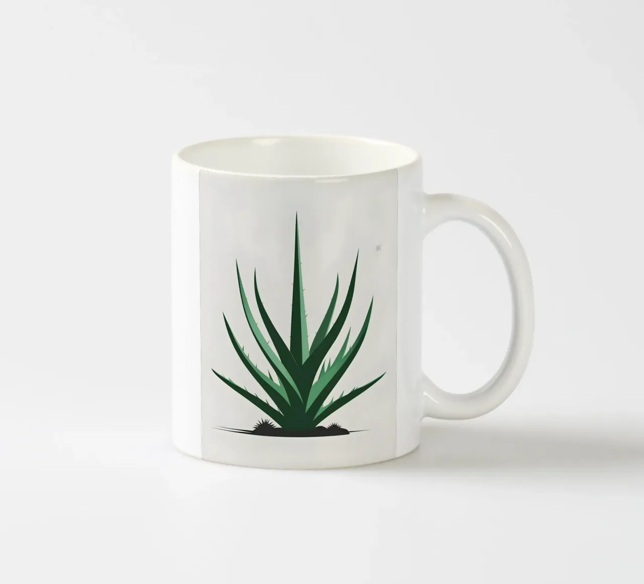 Forma dell'aloe tazza in ceramica da Botanical Gallery