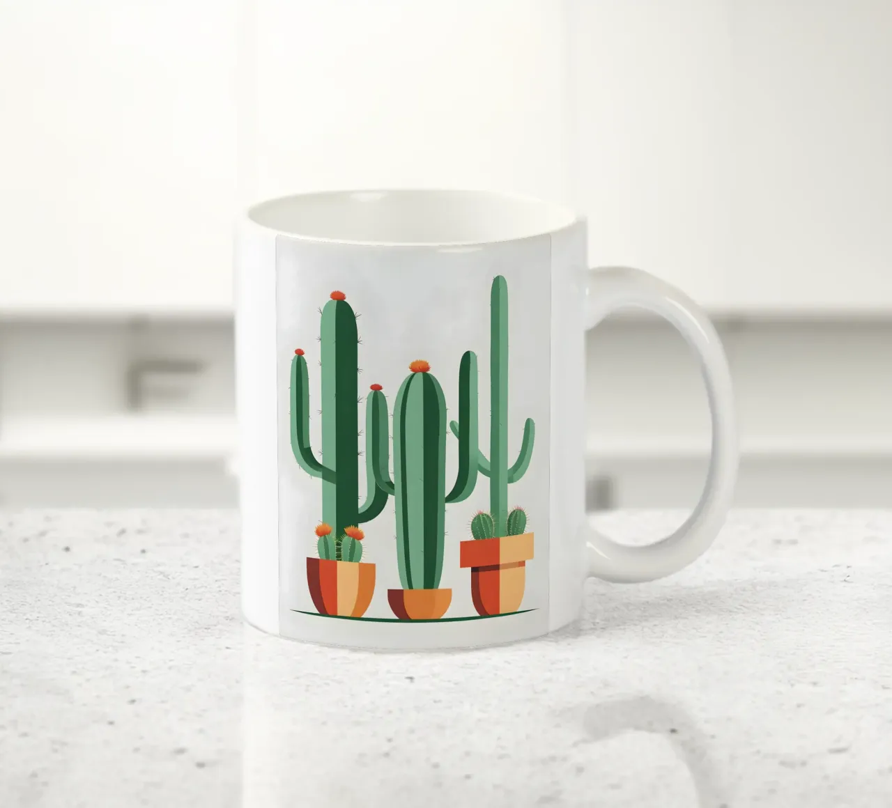 Barrel Cactus tazza in ceramica da Botanical Gallery