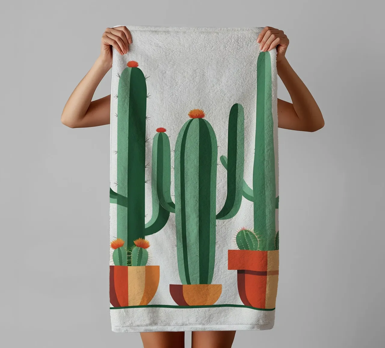 Barrel Cactus asciugamano da bagno da Botanical Gallery